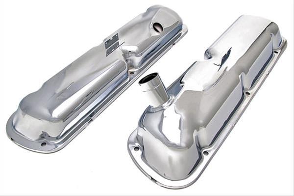 Trans-Dapt Performance Products Valve Covers 6378 VALVE COVERS CHR. MUSTANG 289-302 with BREATHER TUBE thumbnail 3