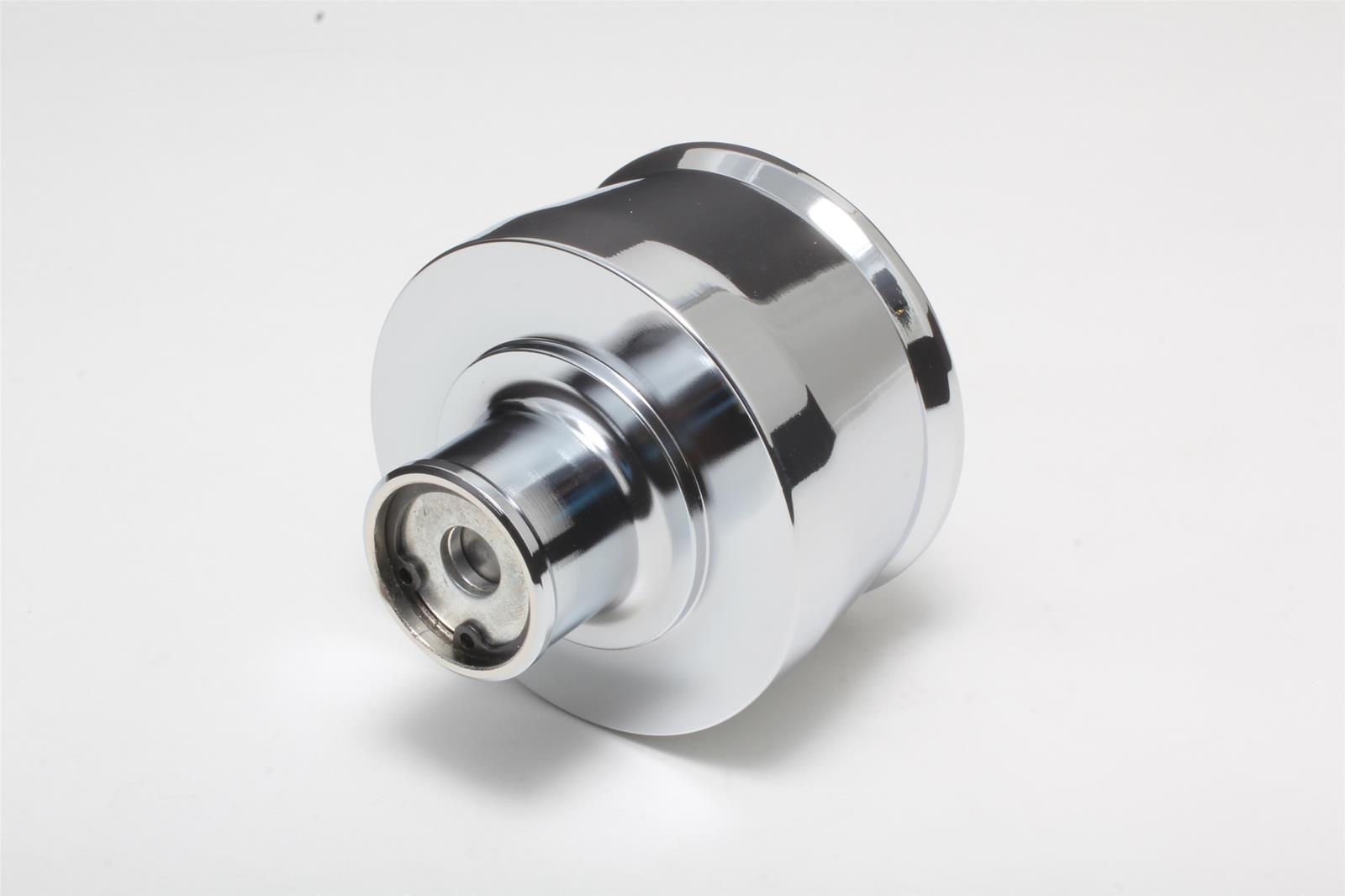 Trans-Dapt Performance Products Valve Cover Breathers 6622 PLAIN ALUMINUM PCV PUSH-IN BREATHER; FITS COVERS WITH 1.25" HOLES- CHROME