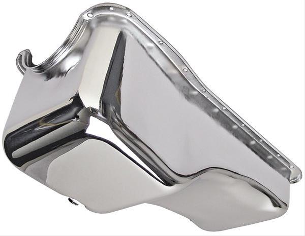 Trans-Dapt Performance OEM Replacement Oil Pans 6969 Pan, Steel, Chrome, 5 qt., Ford, 429/460, Each
