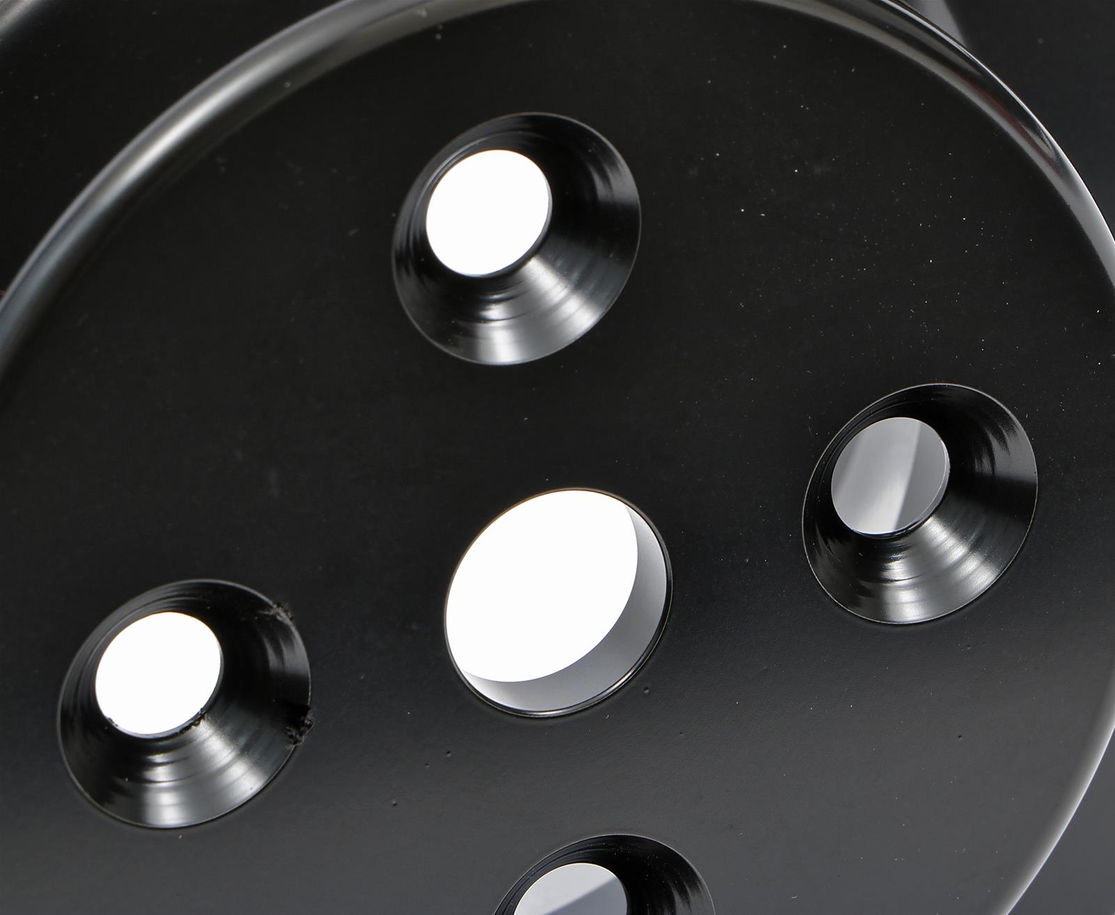 Trans-Dapt Performance Products Water Pump Pulleys 7132 Pulley, Pulley Aluminum BB Chevy Lwp Black Finish thumbnail 5