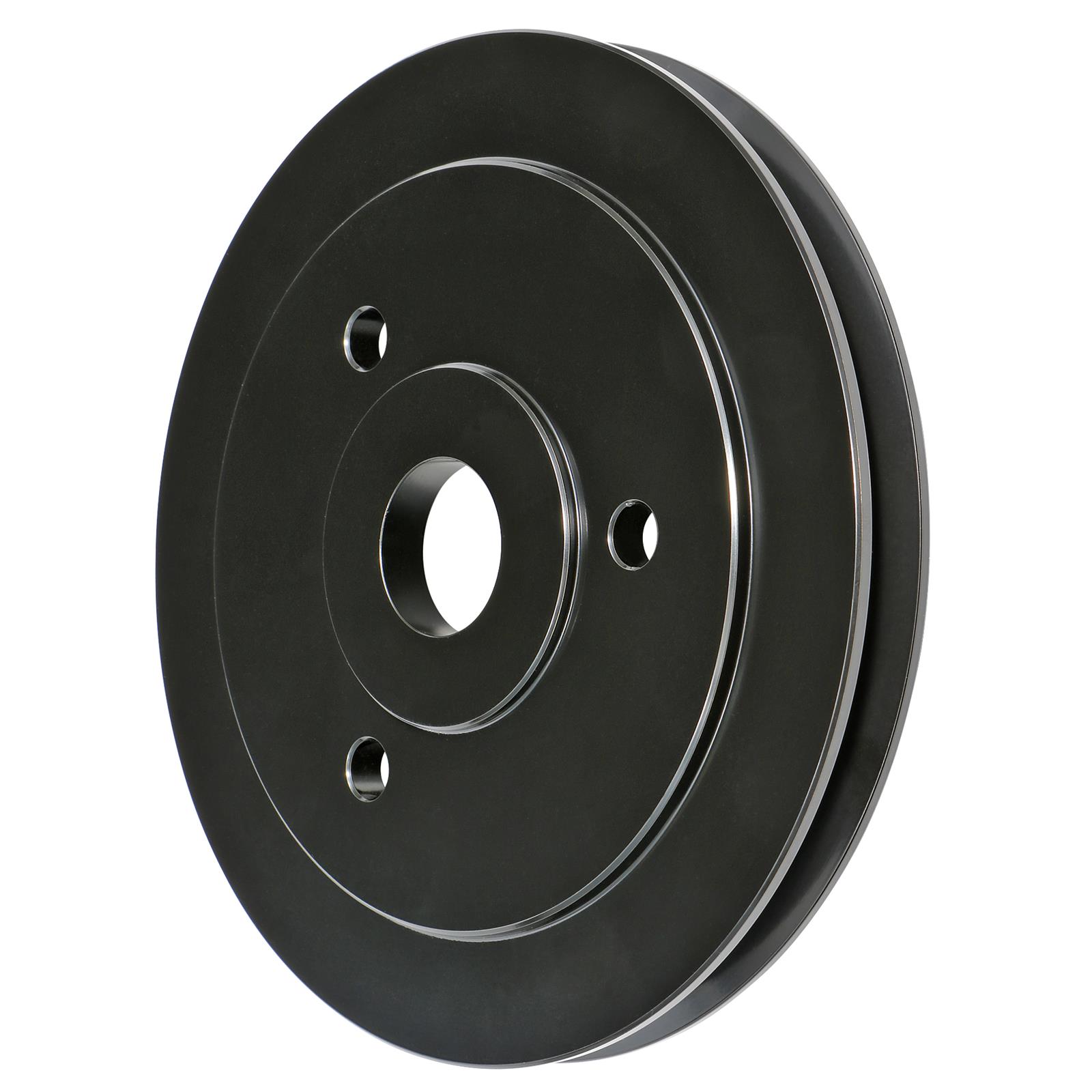 Trans-Dapt Performance Products Crankshaft Pulleys 7136 Pulley, BBC Aluminum Pulley Single Lower Swp Black