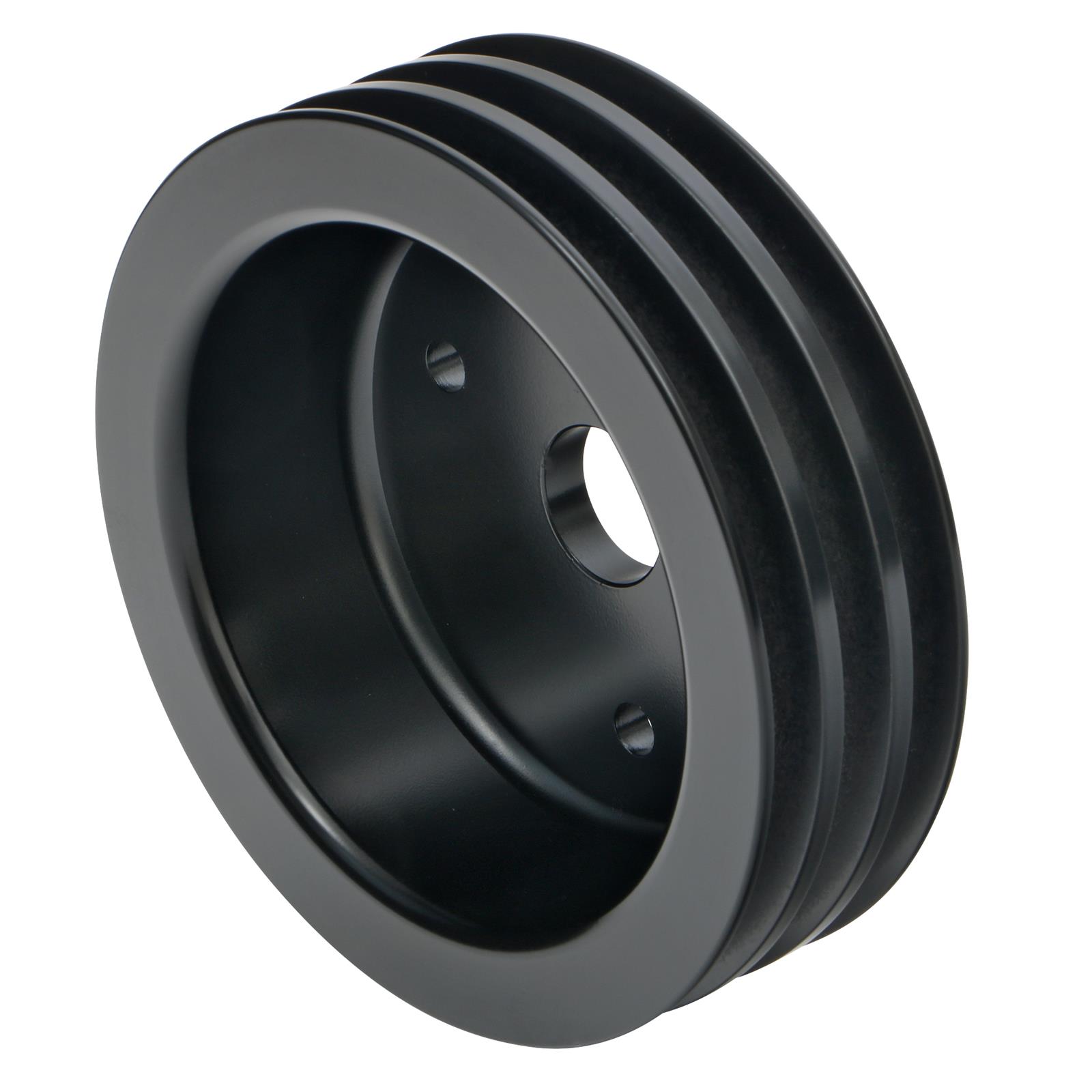 Trans-Dapt Performance Products Crankshaft Pulleys 7138 Pulley, BBC Aluminum Pulley Triple Lower Swp Black thumbnail 3
