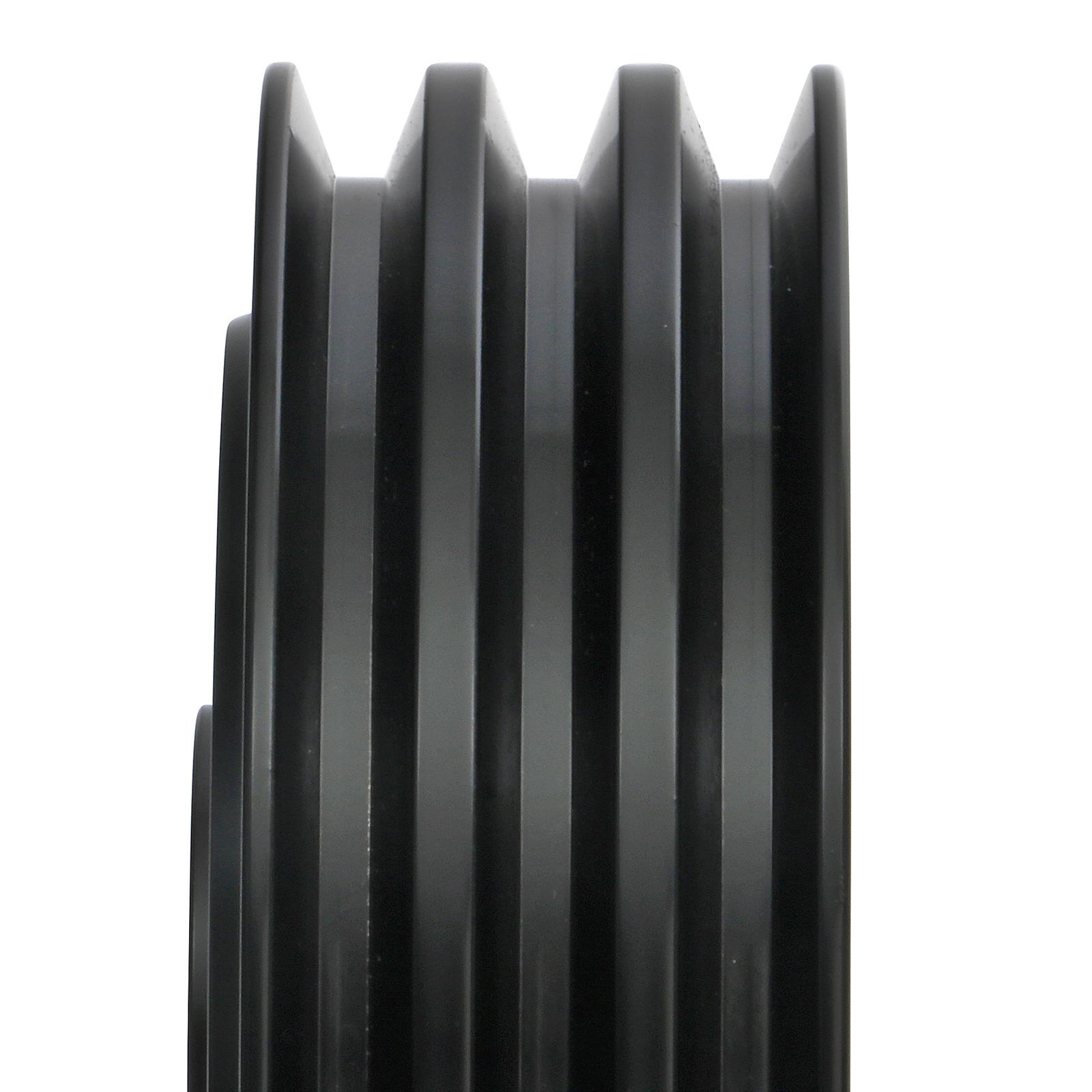 Trans-Dapt Performance Products Crankshaft Pulleys 7138 Pulley, BBC Aluminum Pulley Triple Lower Swp Black