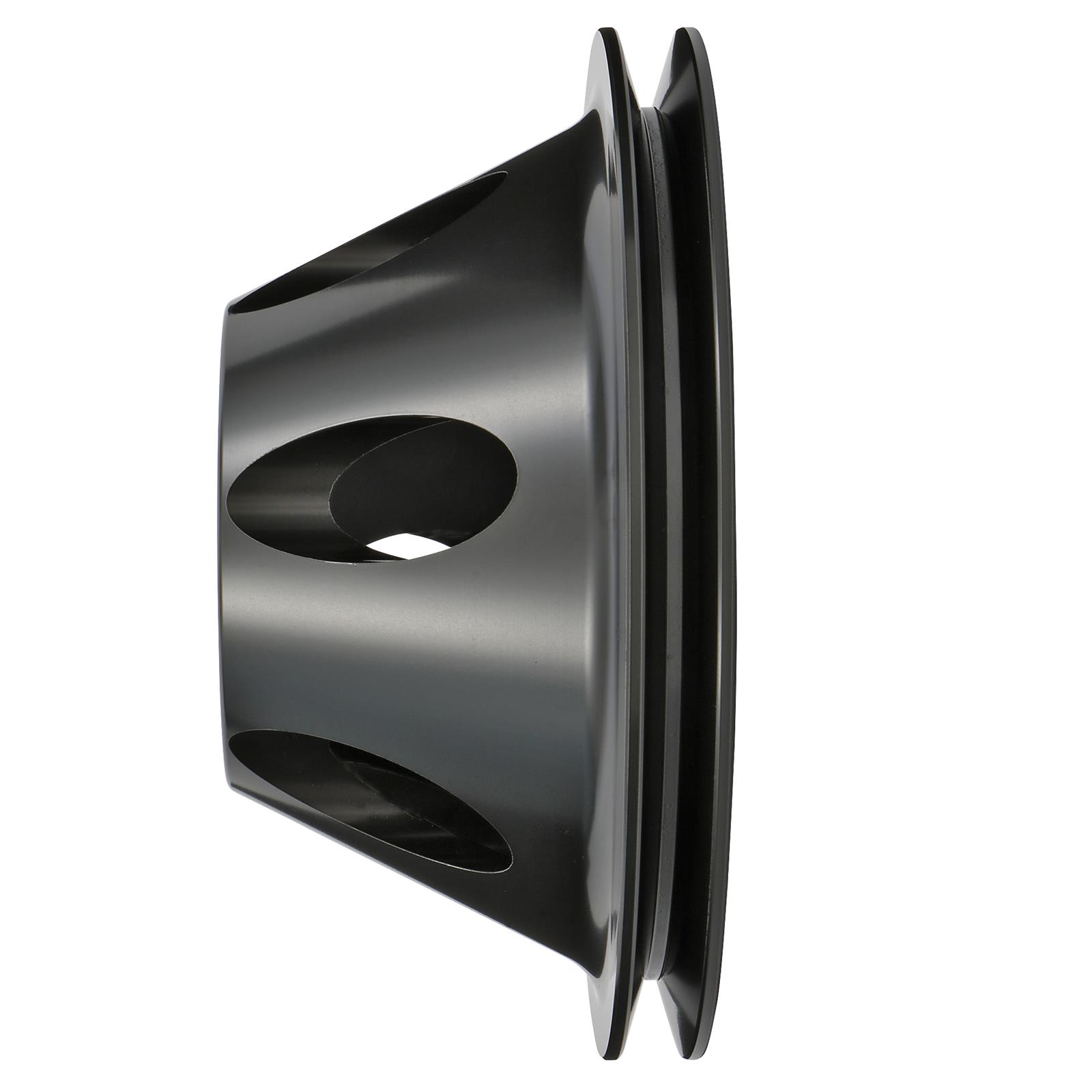 Trans-Dapt Performance Products Water Pump Pulleys 7140 Pulley, SBC Alum Swp Sngl Upper Pulley Black thumbnail 3