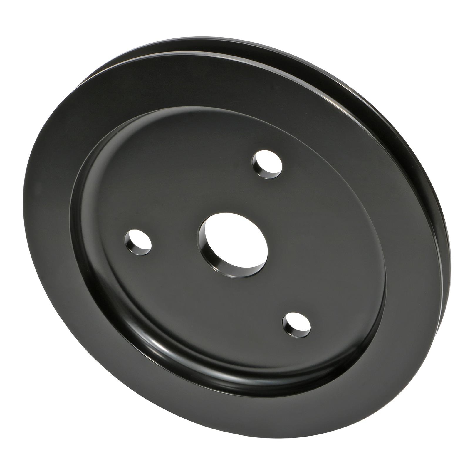 Trans-Dapt Performance Products Crankshaft Pulleys 7142 Pulley, SBC Alum Swp Single Low Pulley Black thumbnail 4