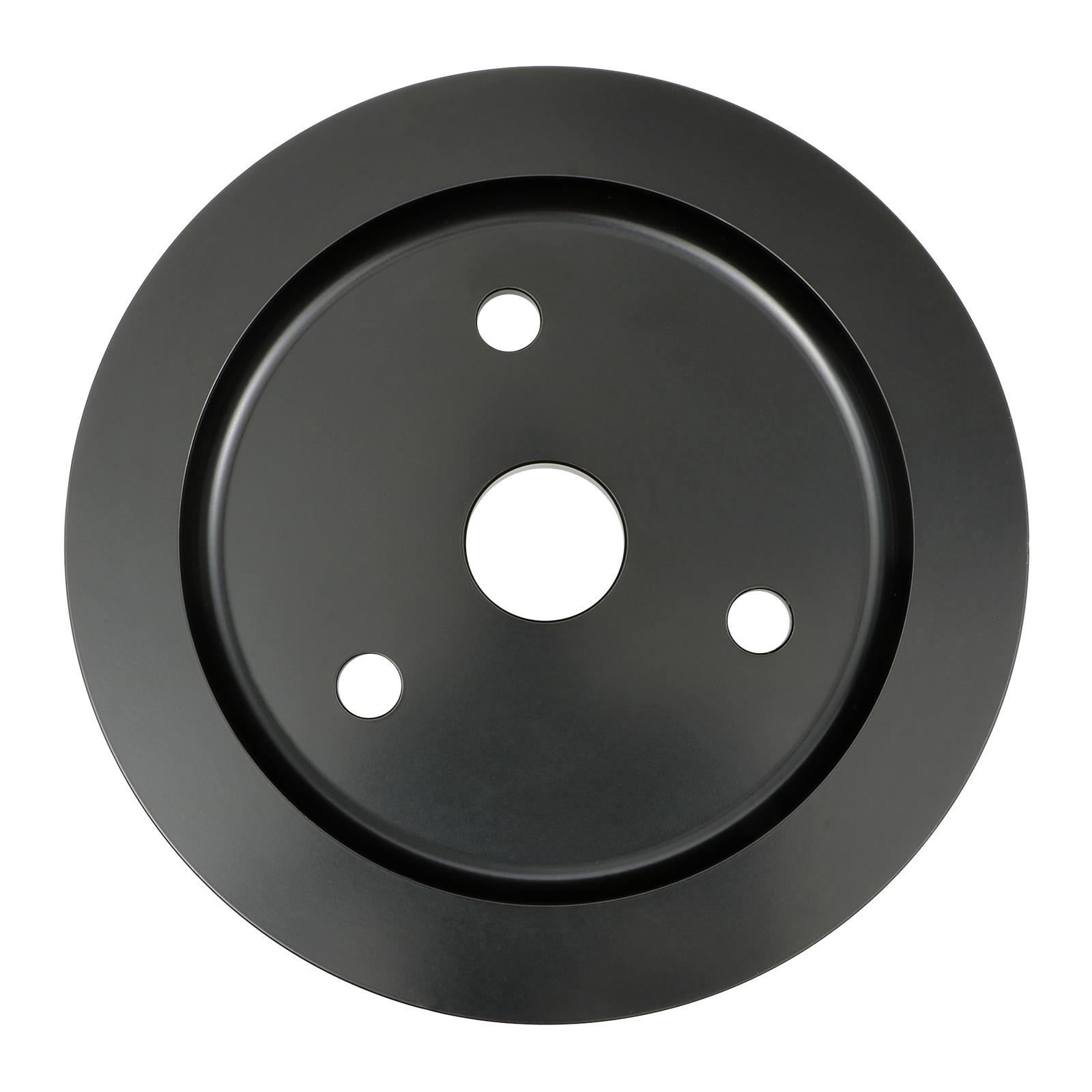 Trans-Dapt Performance Products Crankshaft Pulleys 7142 Pulley, SBC Alum Swp Single Low Pulley Black thumbnail 2