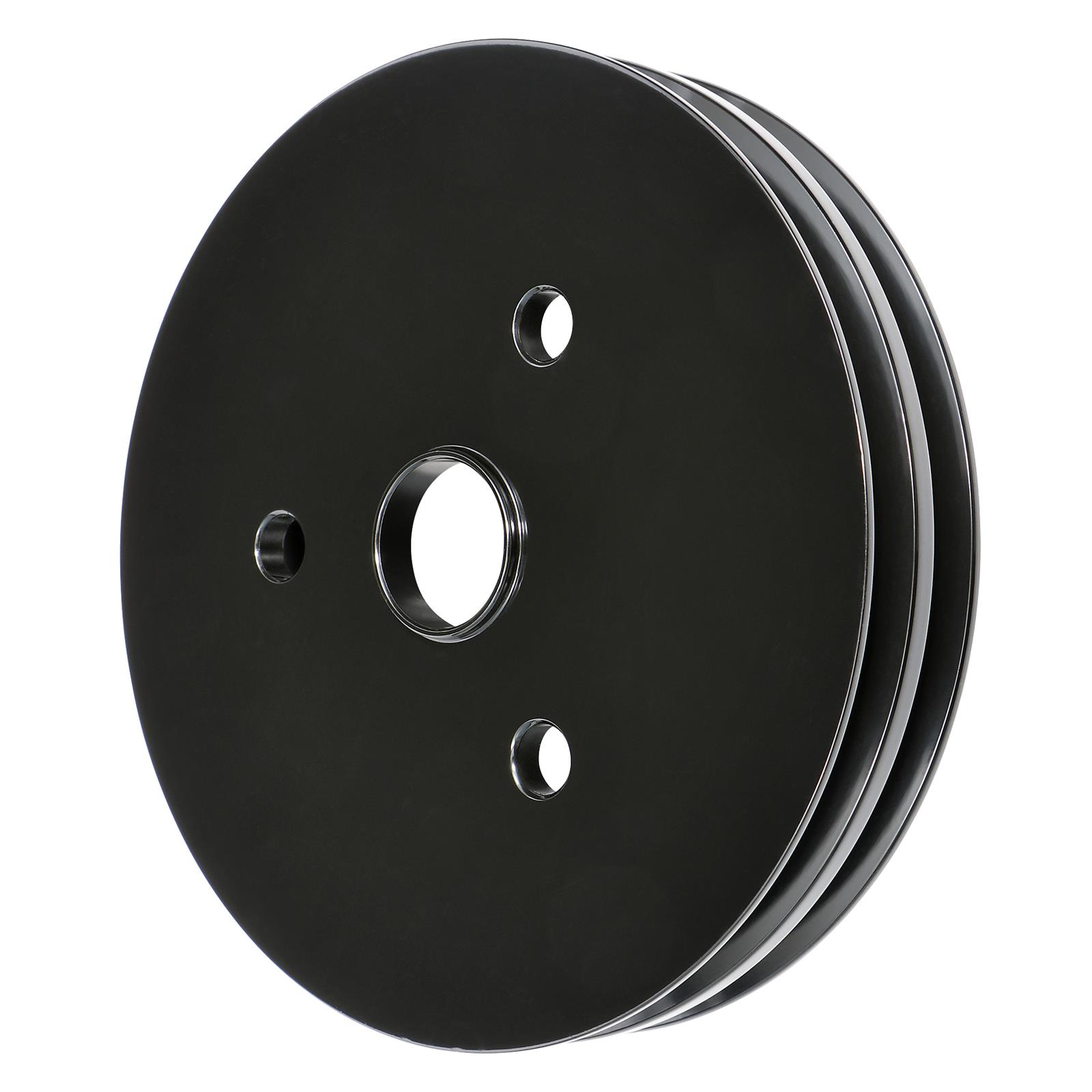 Trans-Dapt Performance Products Crankshaft Pulleys 7143 Pulley, Alum Pulley Double Lower Swp Black