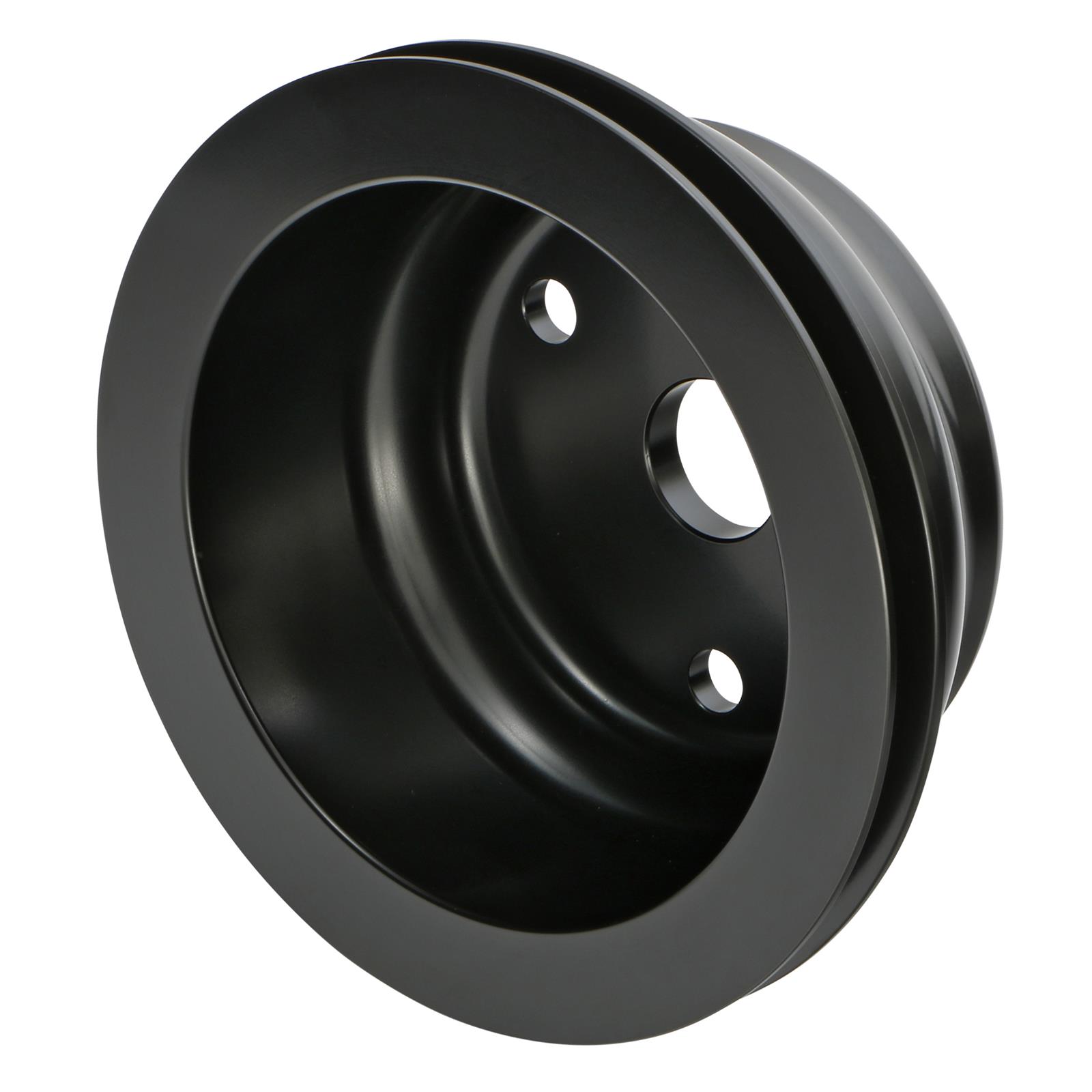 Trans-Dapt Performance Products Crankshaft Pulleys 7146 Pulley, SBC Alum Lwp Sgl Lower Pulley Black thumbnail 5