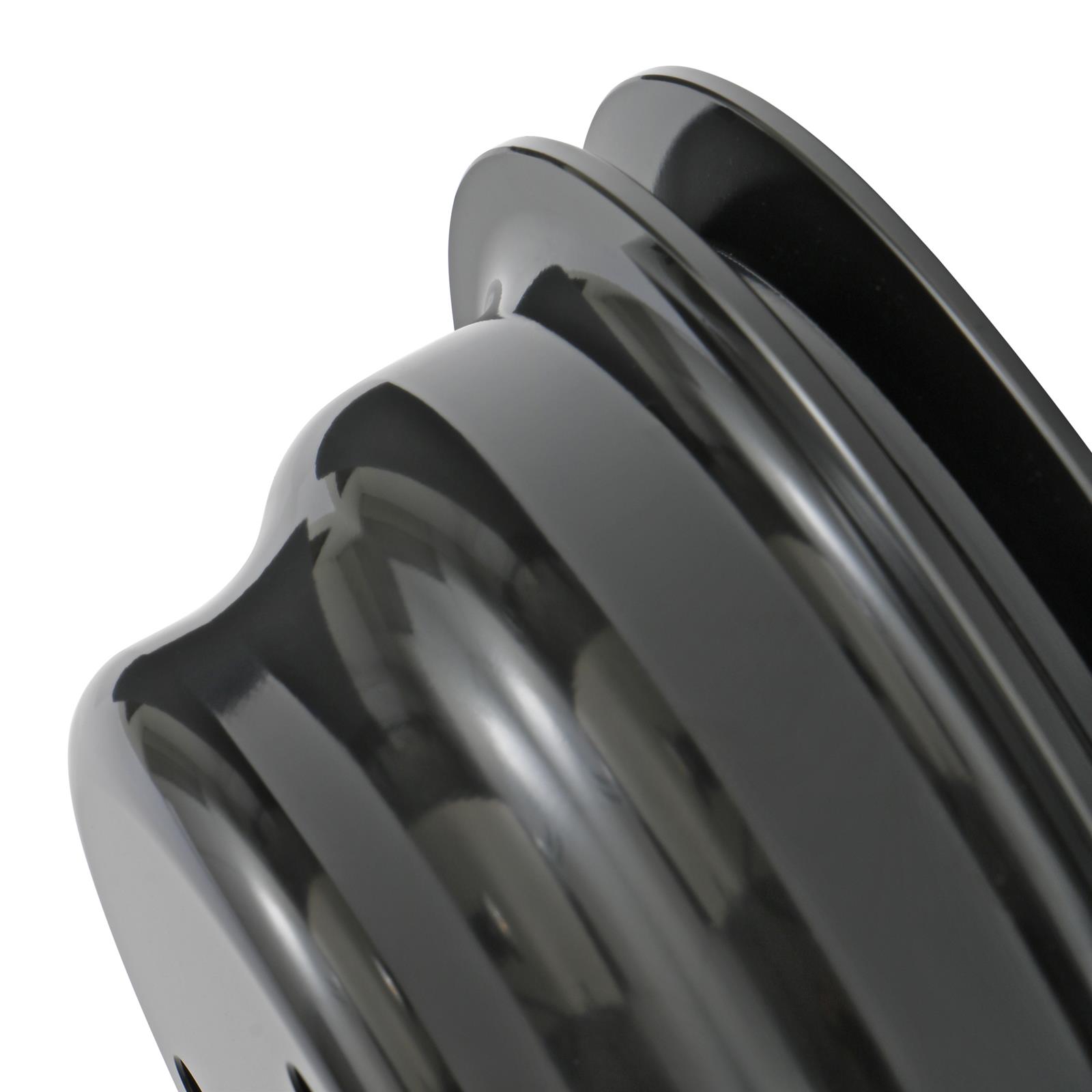 Trans-Dapt Performance Products Crankshaft Pulleys 7146 Pulley, SBC Alum Lwp Sgl Lower Pulley Black thumbnail 2