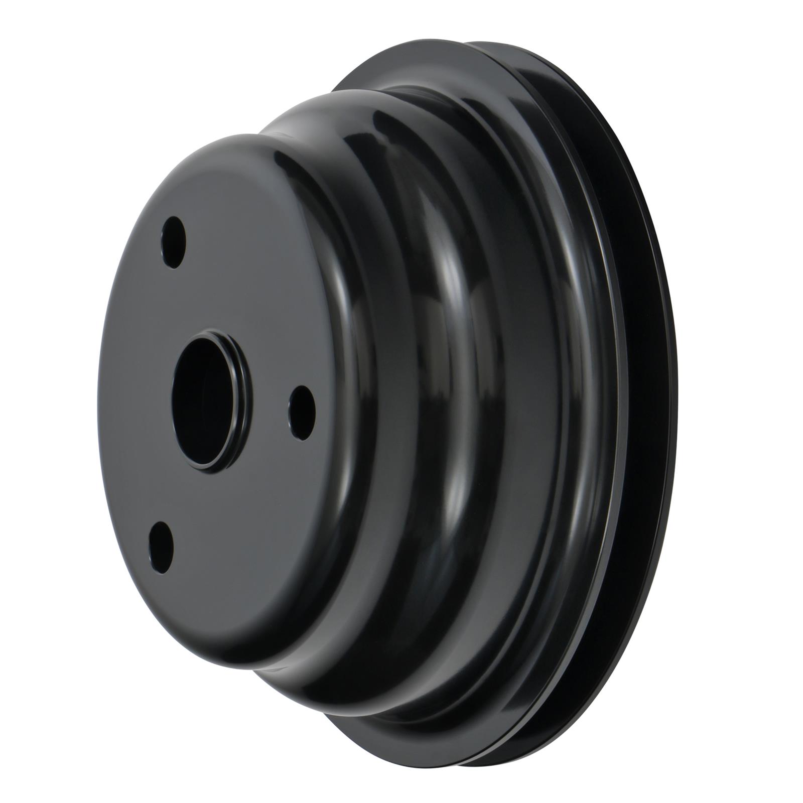 Trans-Dapt Performance Products Crankshaft Pulleys 7146 Pulley, SBC Alum Lwp Sgl Lower Pulley Black thumbnail 3