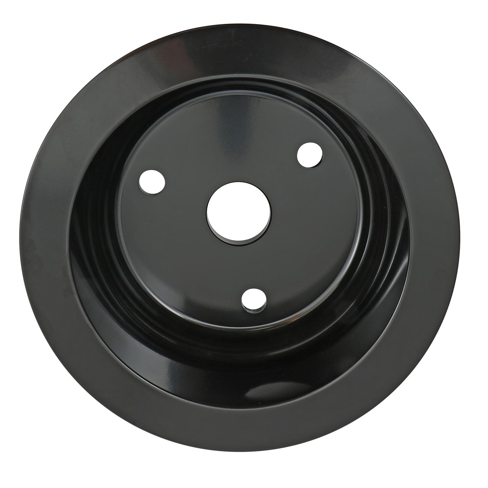 Trans-Dapt Performance Products Crankshaft Pulleys 7148 Pulley, SBC Alum Lwp Trip Lower Pulley Black thumbnail 4