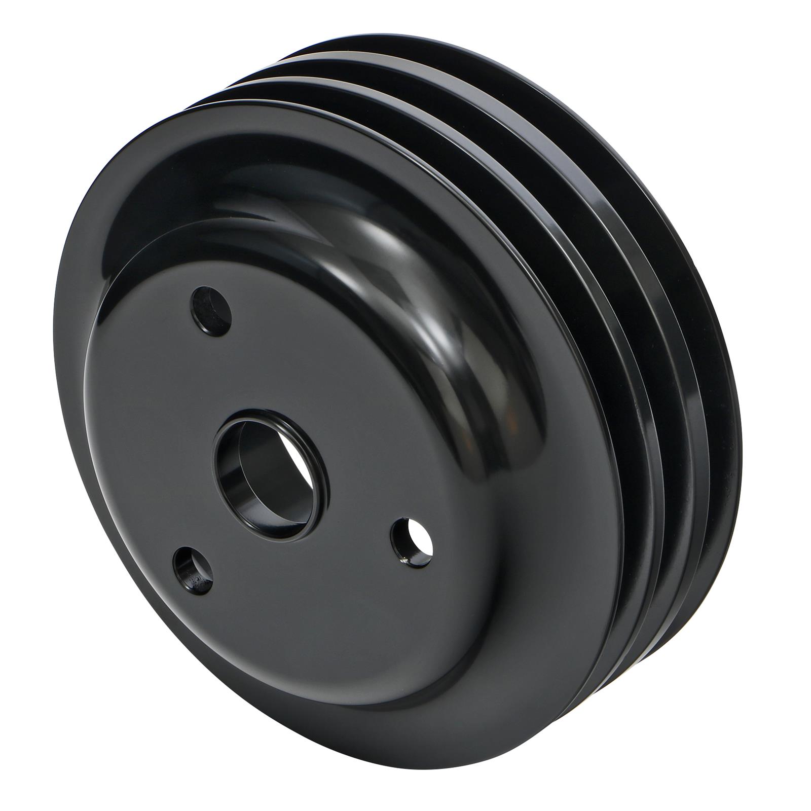 Trans-Dapt Performance Products Crankshaft Pulleys 7148 Pulley, SBC Alum Lwp Trip Lower Pulley Black thumbnail 2