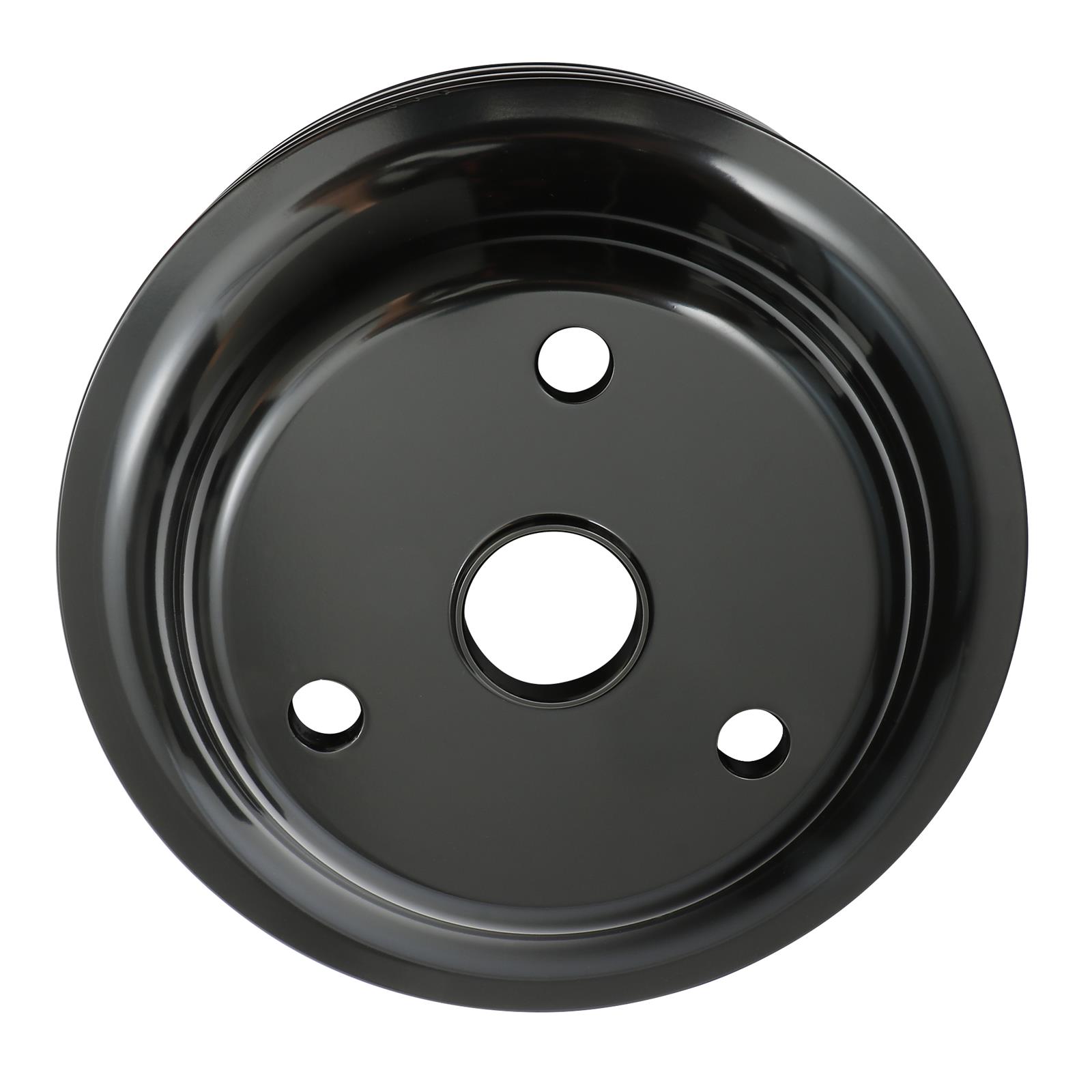 Trans-Dapt Performance Products Crankshaft Pulleys 7148 Pulley, SBC Alum Lwp Trip Lower Pulley Black thumbnail 3