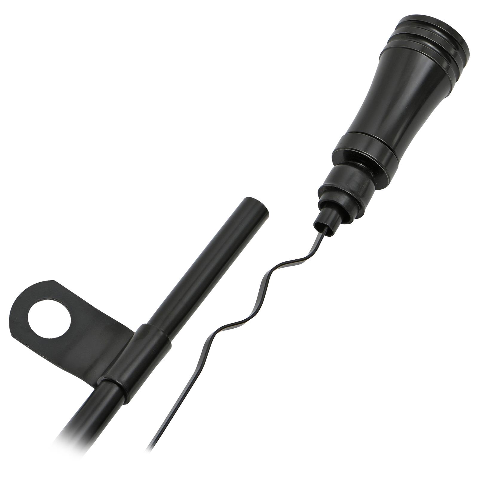 Trans-Dapt Performance Products Engine Oil Dipsticks 7152 Dipstick, SB Ford Black Dipstick W/ Billet Handle thumbnail 2