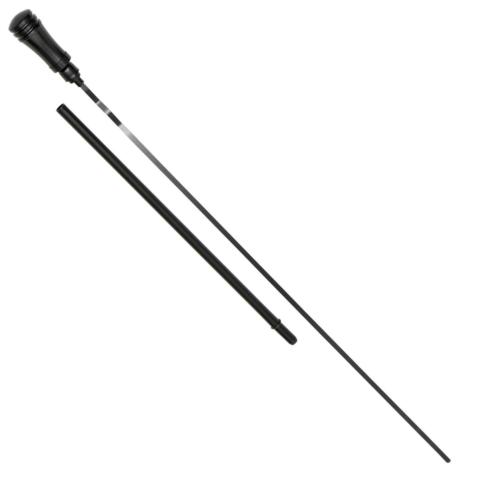 Trans-Dapt Performance Products Engine Oil Dipsticks 7155 Dipstick, SB Chrysler Black Billet Alum Handle Dipstick