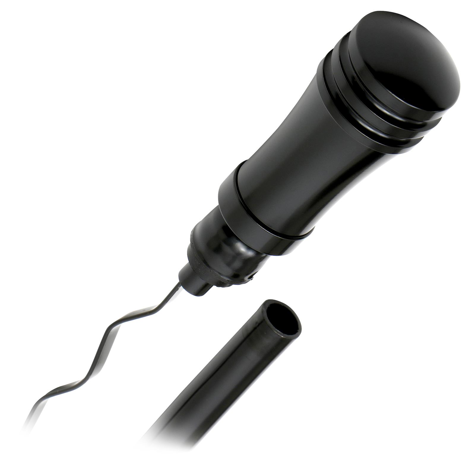Trans-Dapt Performance Products Engine Oil Dipsticks 7157 Dipstick, Pontiac Black Dipstick Billet Handle thumbnail 3