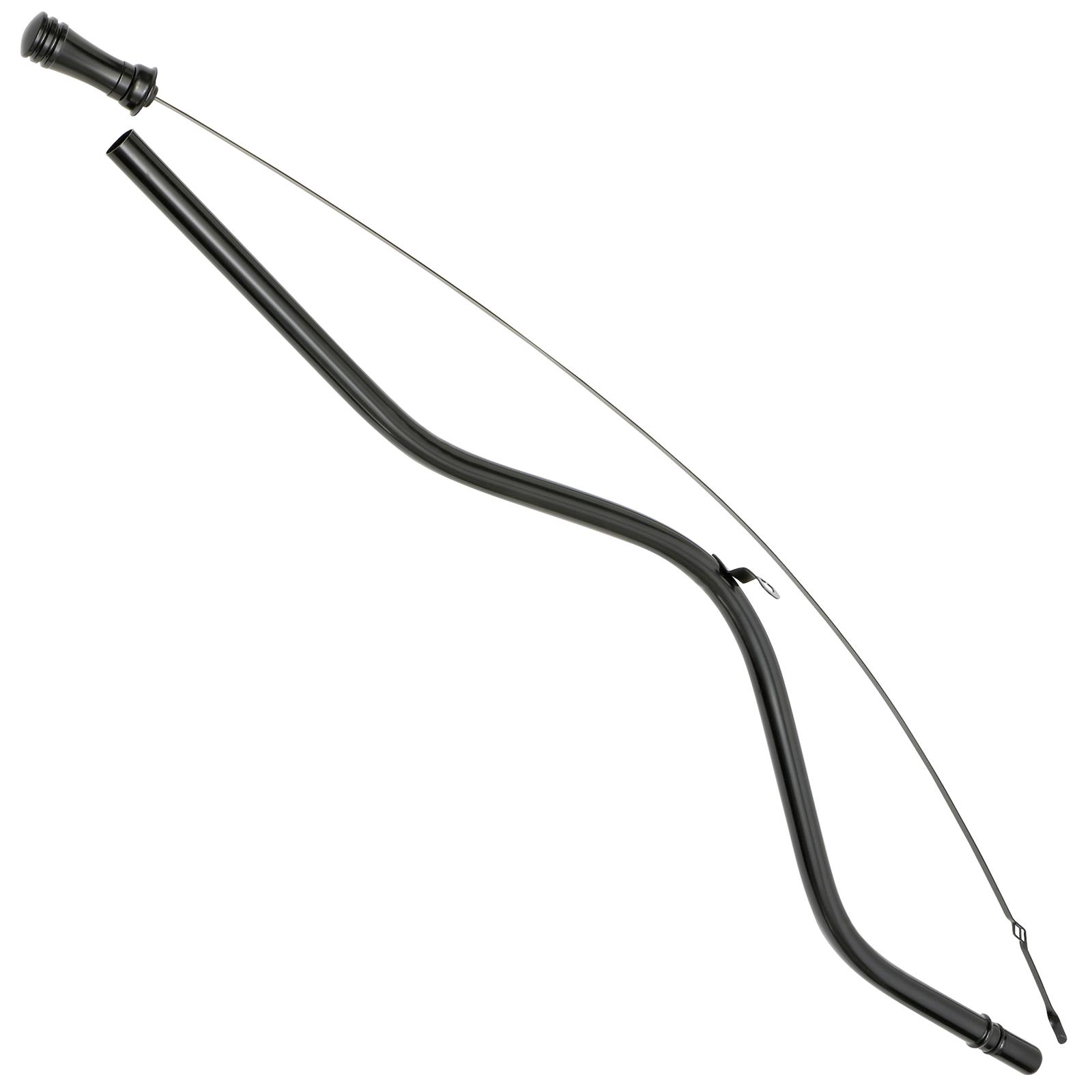 Trans-Dapt Performance Products Transmission Fluid Dipsticks 7167 Dipstick, Chevy Turbo 350 Black Billet Alum Handle Trans Dipstick