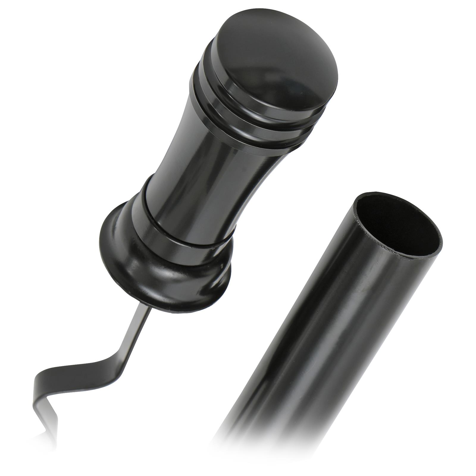 Trans-Dapt Performance Products Transmission Fluid Dipsticks 7168 Dipstick, Chevy Turbo 400 Black Billet Alum Handle Trans Dipstick