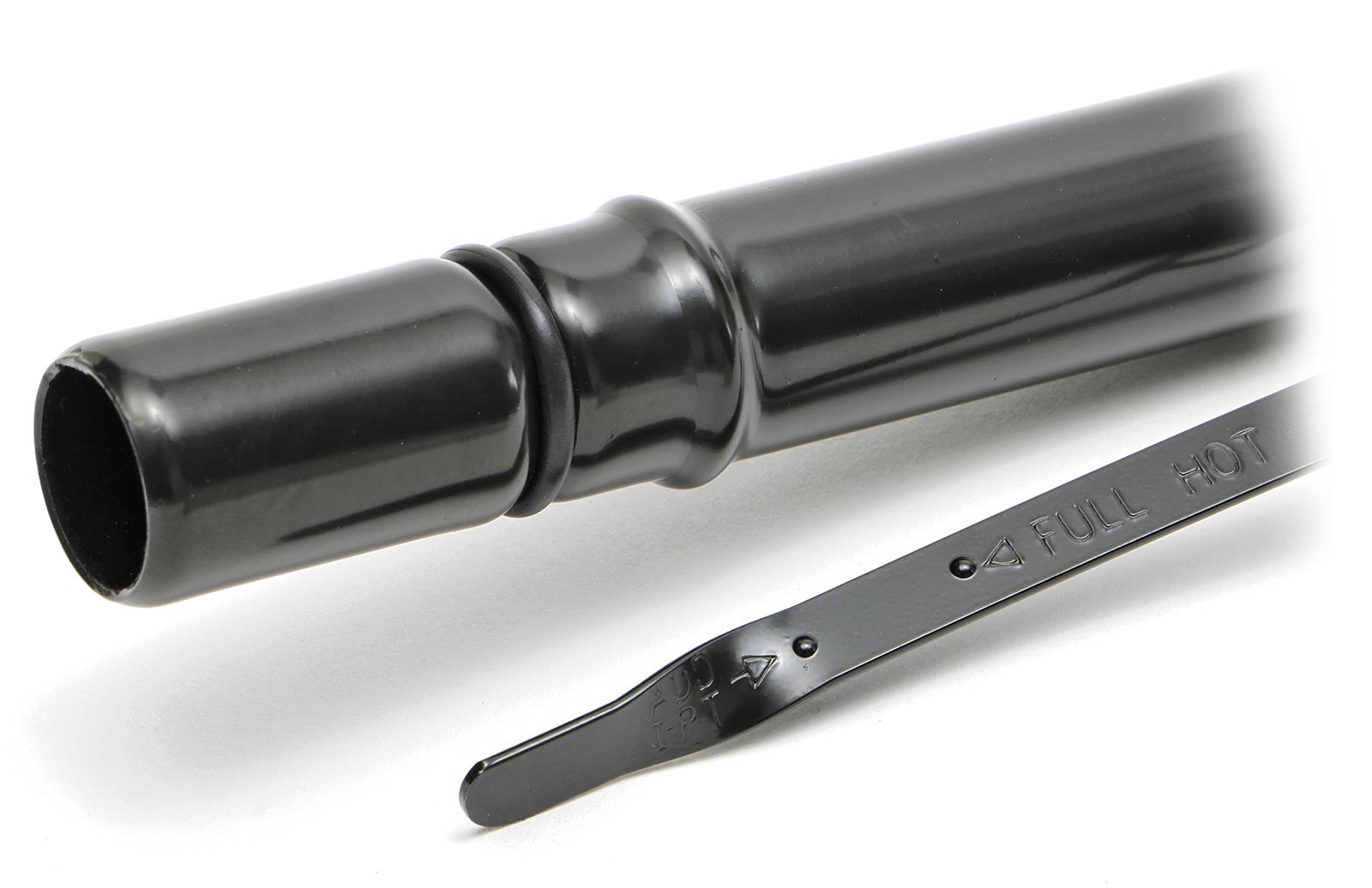 Trans-Dapt Performance Products Transmission Fluid Dipsticks 7168 Dipstick, Chevy Turbo 400 Black Billet Alum Handle Trans Dipstick thumbnail 7
