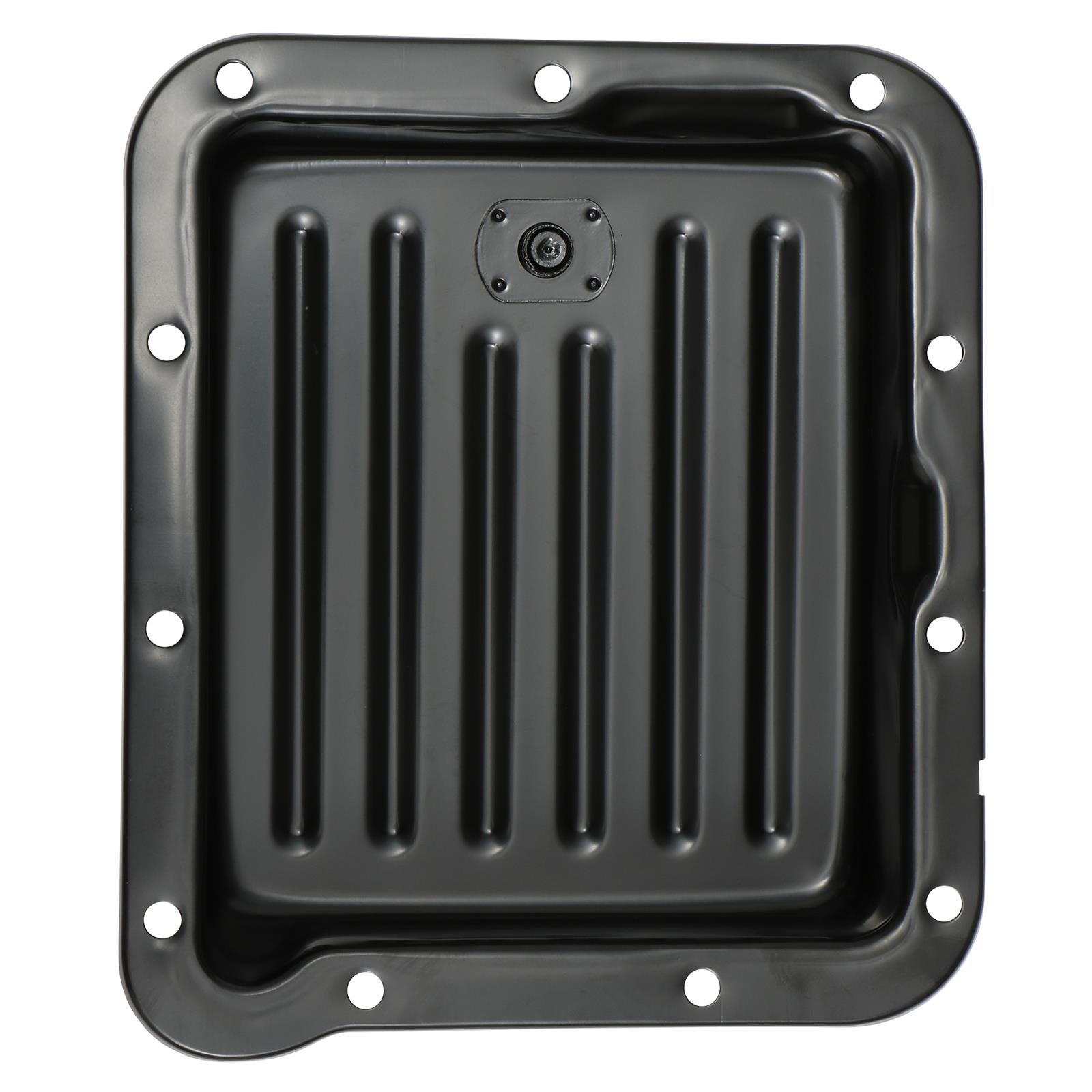 Trans-Dapt Performance Products Automatic Transmission Pans 7170 Pan, Ford C4 Black Finned Trans Pan thumbnail 2