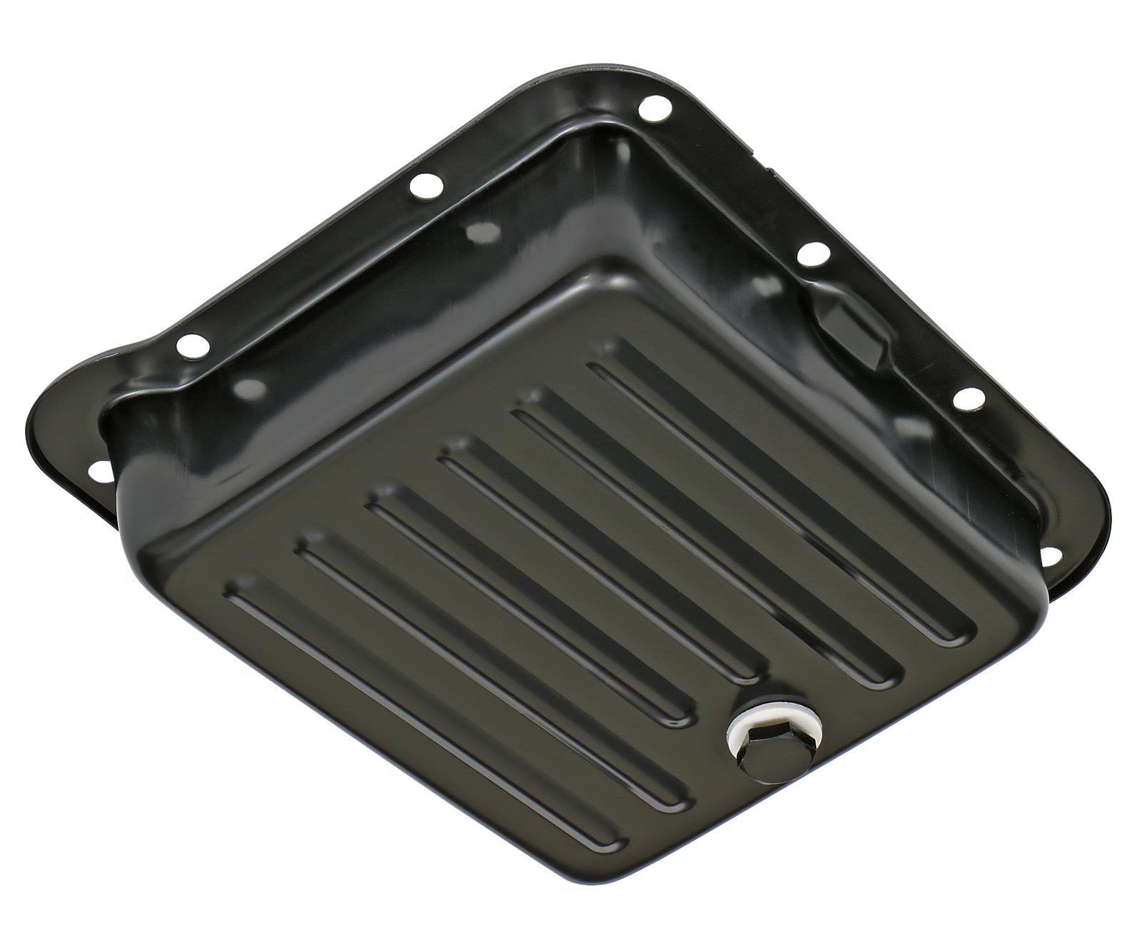Trans-Dapt Performance Products Automatic Transmission Pans 7170 Pan, Ford C4 Black Finned Trans Pan thumbnail 4