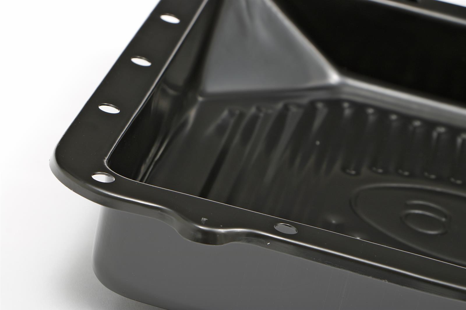Trans-Dapt Performance Products Automatic Transmission Pans 7171 Pan, Ford C6 Black Finned Trans Pan thumbnail 6