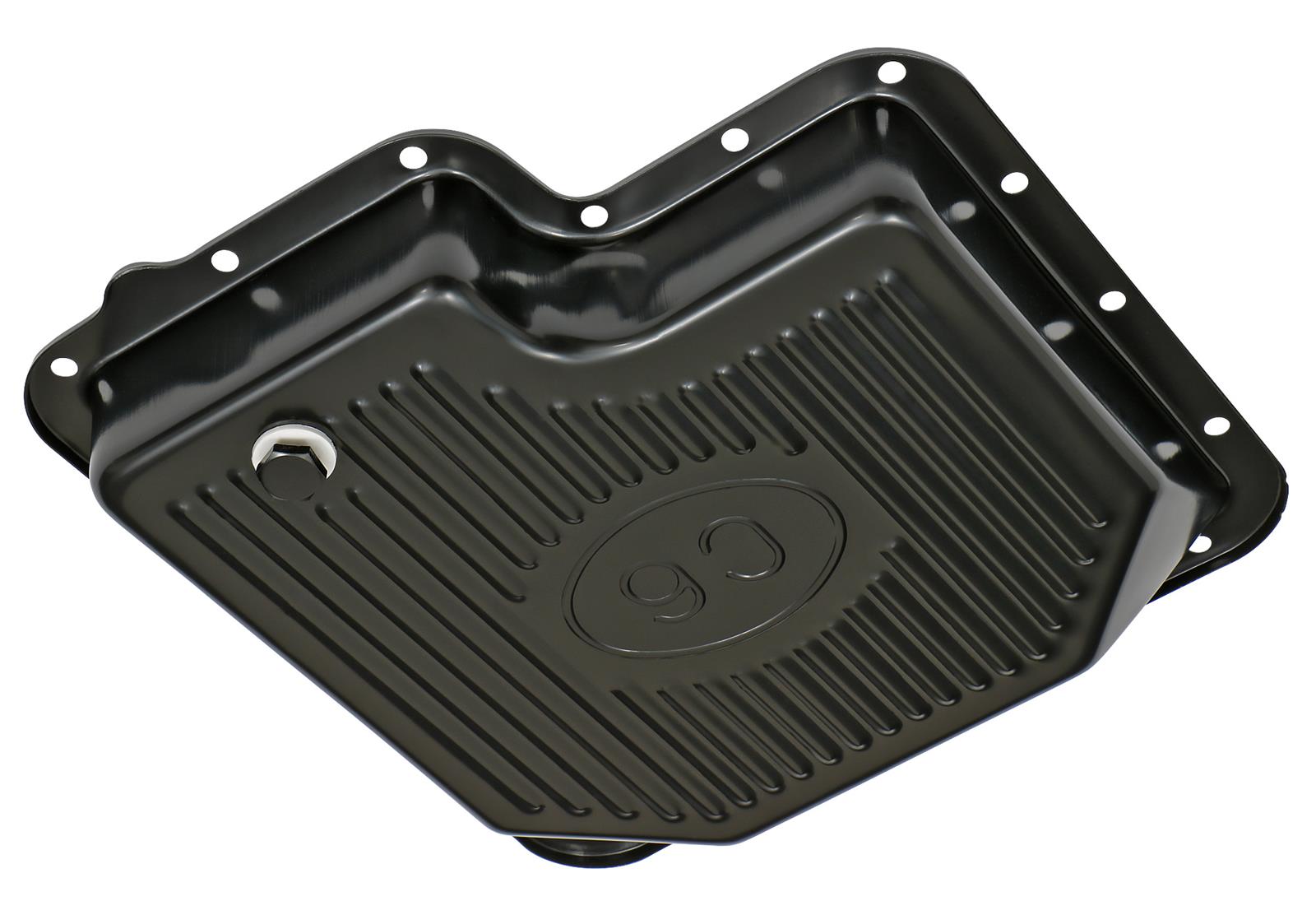 Trans-Dapt Performance Products Automatic Transmission Pans 7171 Pan, Ford C6 Black Finned Trans Pan thumbnail 5