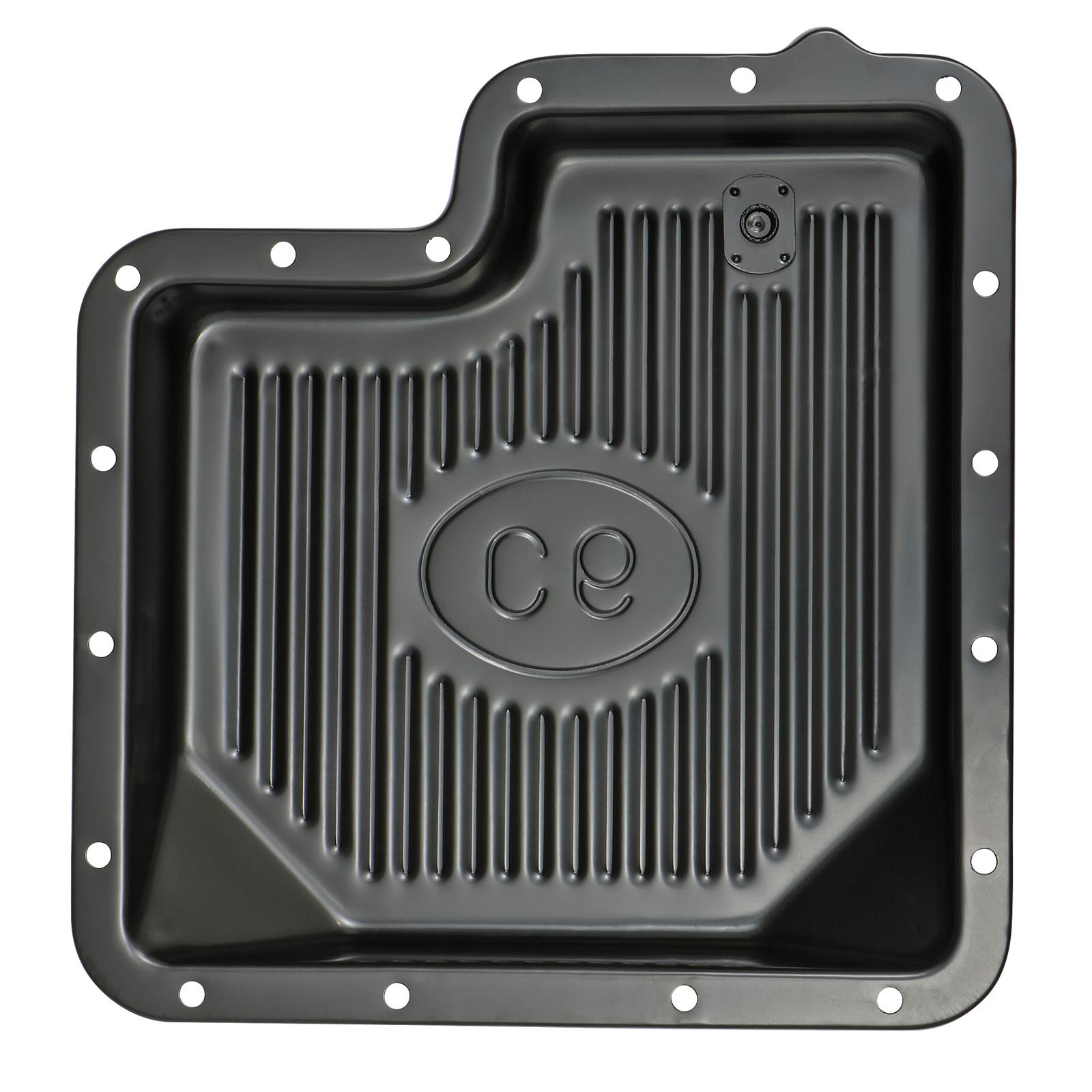 Trans-Dapt Performance Products Automatic Transmission Pans 7171 Pan, Ford C6 Black Finned Trans Pan thumbnail 2