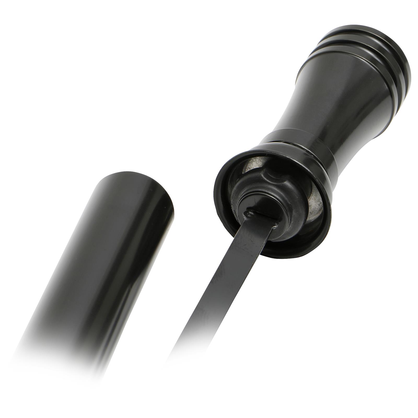 Trans-Dapt Performance Products Transmission Fluid Dipsticks 7176 Dipstick, Chevy Turbo 350 Black Billet Alum Handle Trans Dipstick