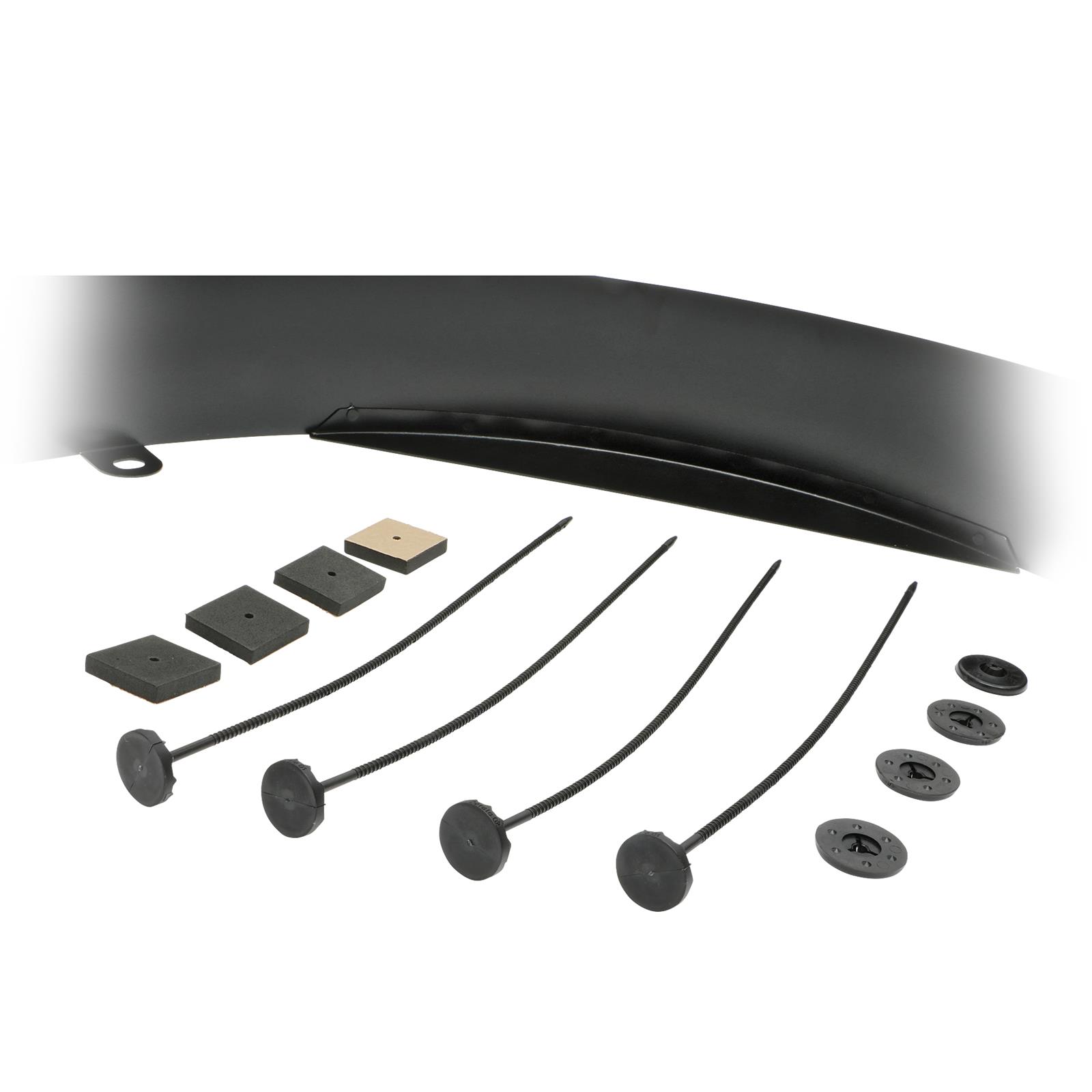 Trans-Dapt Performance Products Fan Shrouds 7177 Shroud, 3" Wide Black Shroud