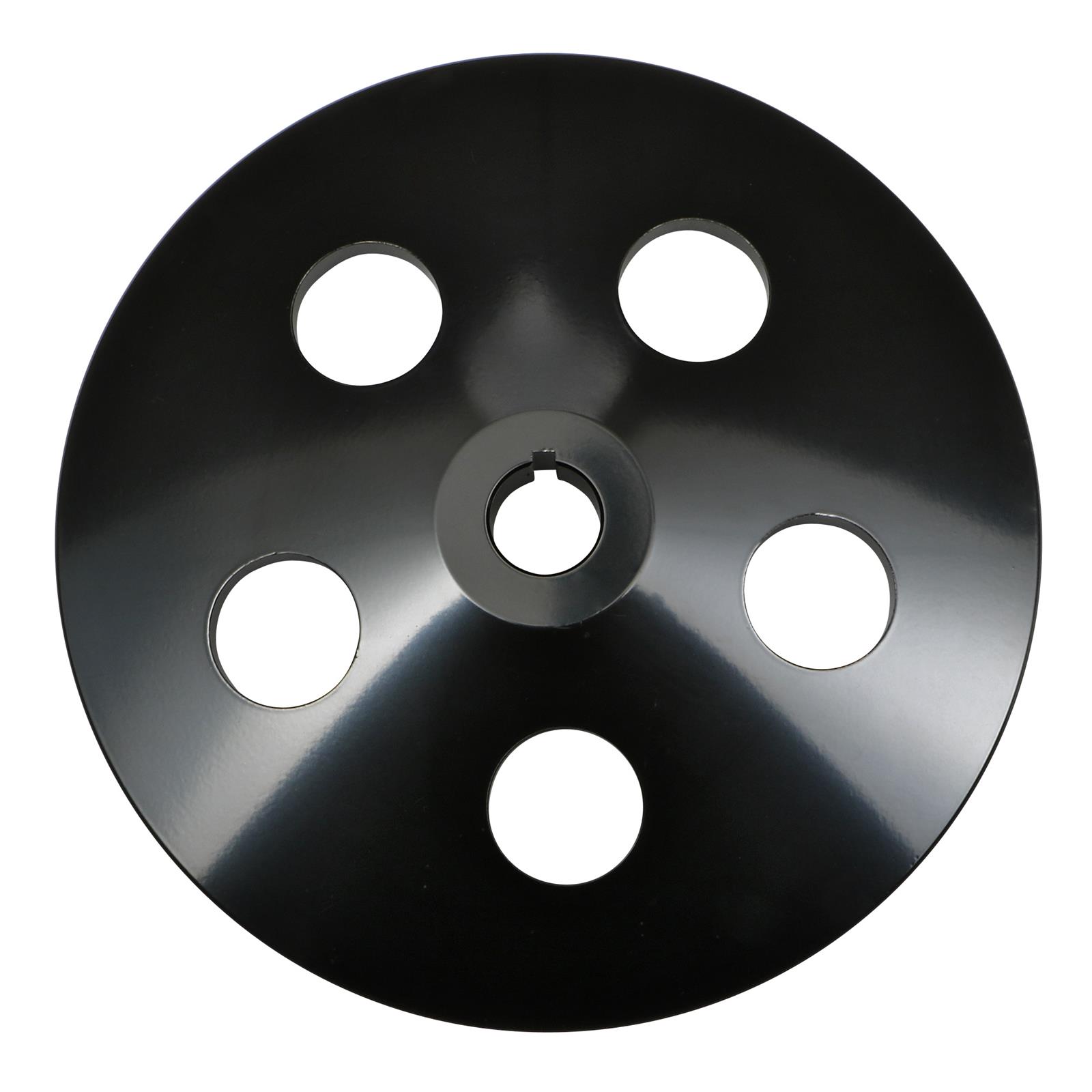 Trans-Dapt Performance Products Power Steering Pulleys 7182 Pulley, Early GM Aluminum P/S Pulley Black thumbnail 2