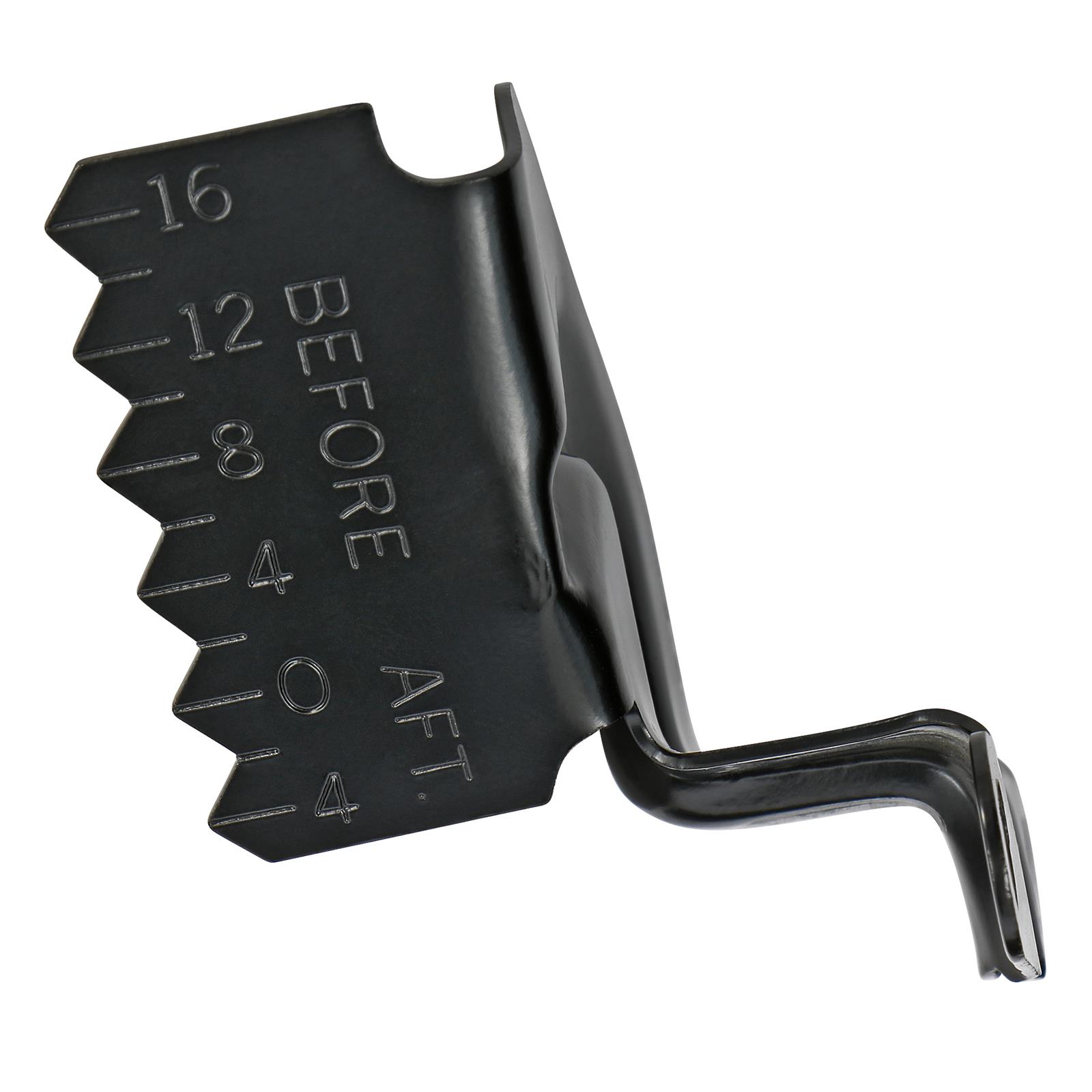 Trans-Dapt Performance Products Timing Pointers 7186 Tab, BB Chevy Black Tab