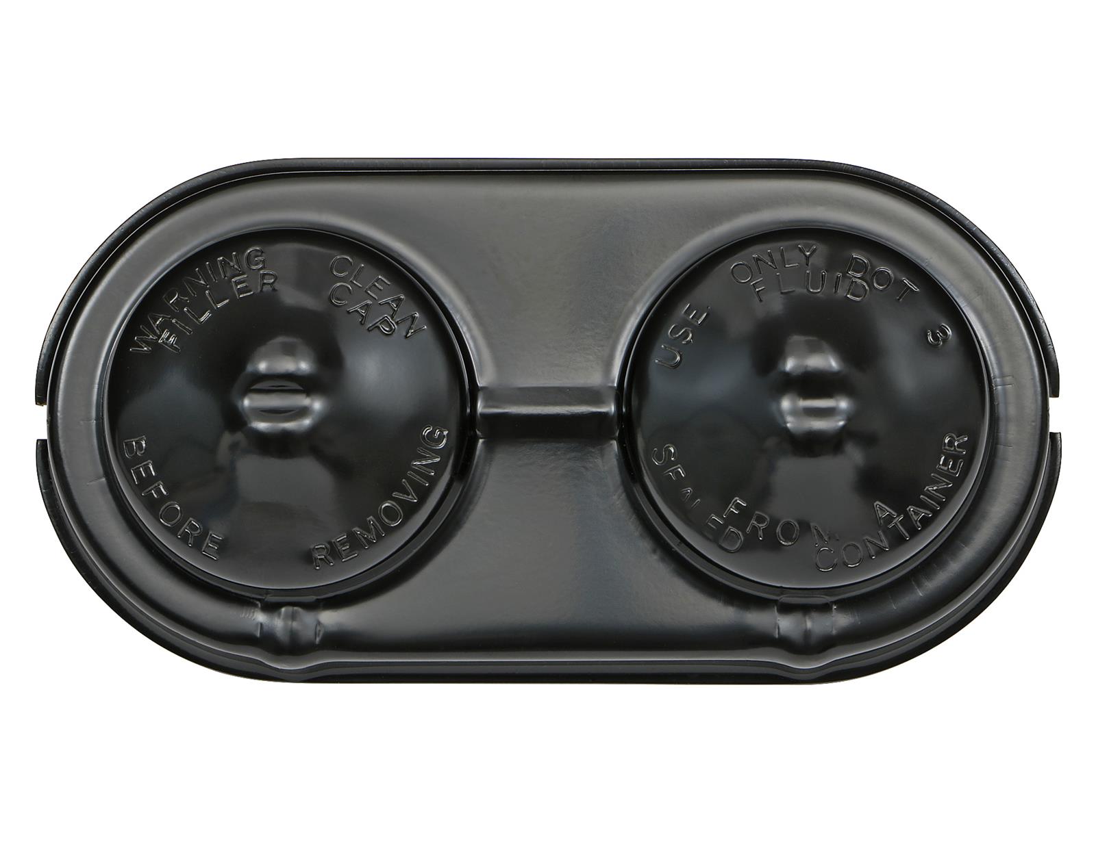 Trans-Dapt Performance Products Master Cylinder Reservoir Covers 7188 Cover, 2 3/8" X 5" Black Brake Cover thumbnail 3