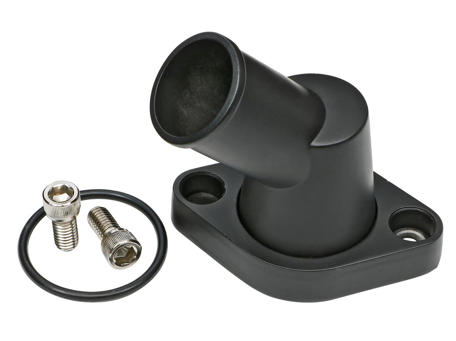 Trans-Dapt Performance Products Water Necks and Thermostat Housings 7193 Neck, Late Chevy Black Aluminum Neck thumbnail 5