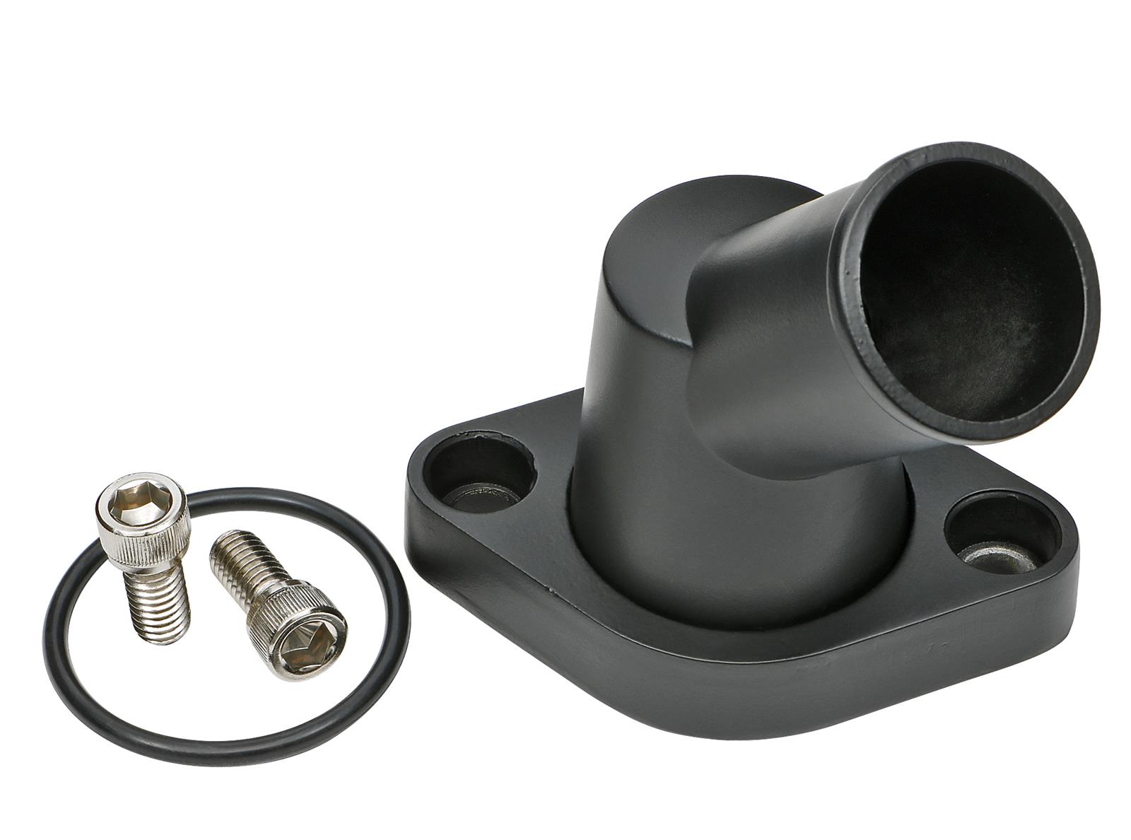 Trans-Dapt Performance Products Water Necks and Thermostat Housings 7193 Neck, Late Chevy Black Aluminum Neck thumbnail 6