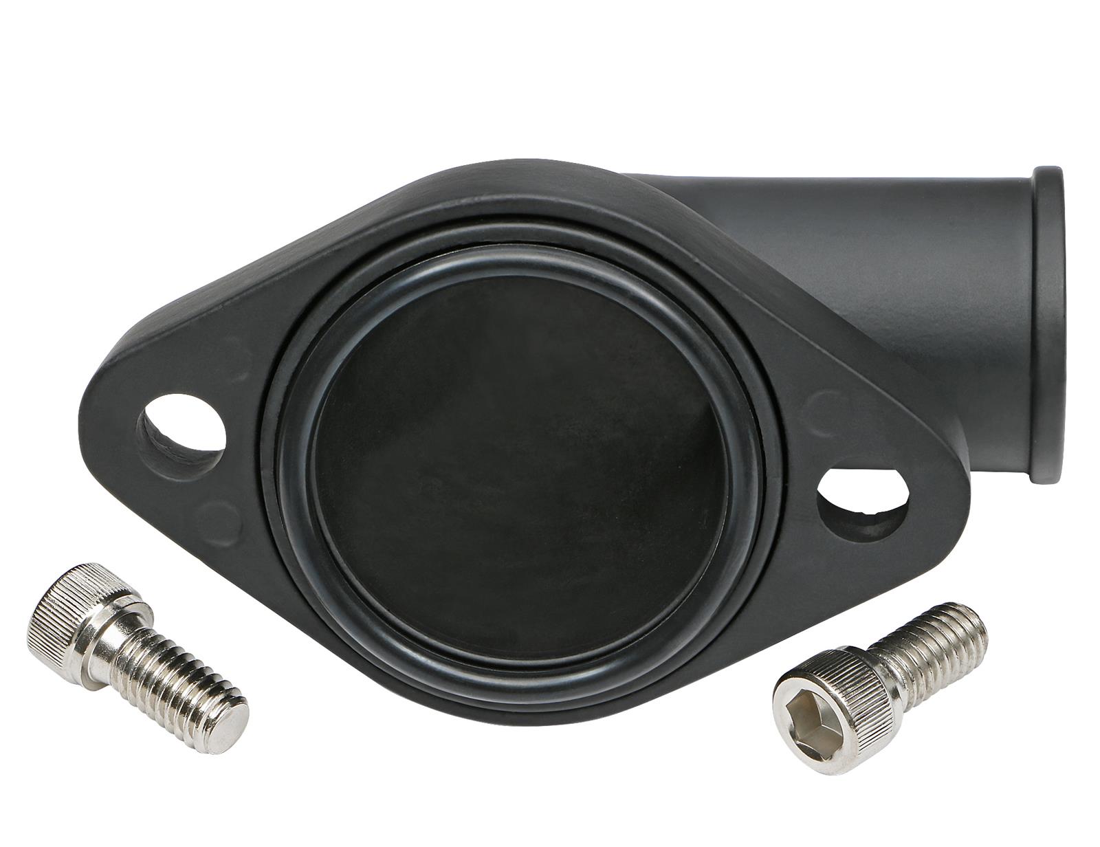 Trans-Dapt Performance Products Water Necks and Thermostat Housings 7193 Neck, Late Chevy Black Aluminum Neck thumbnail 4