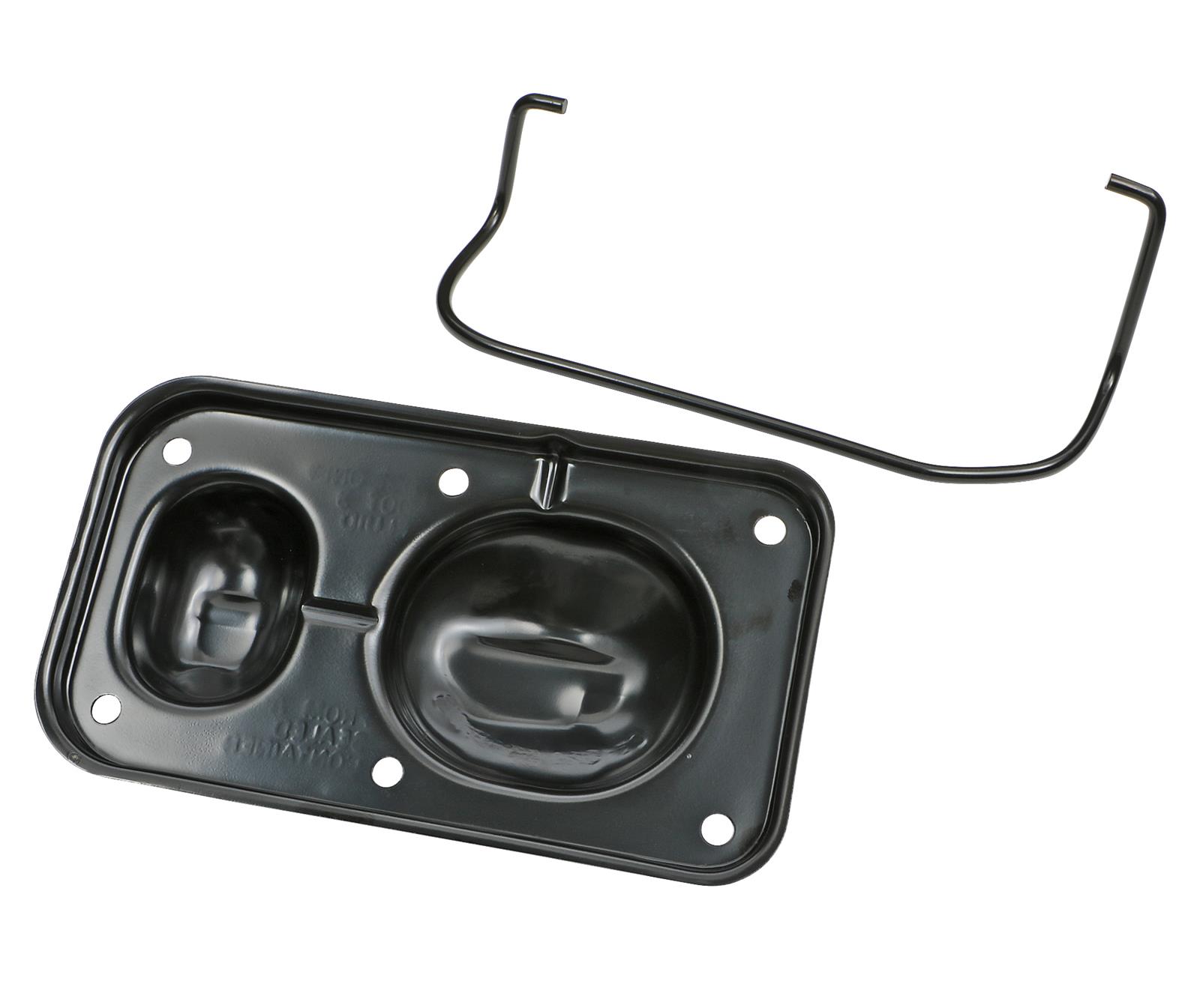 Trans-Dapt Performance Products Master Cylinder Reservoir Covers 7341 Cover, 3" X 5 5/8" Black Brake Cover thumbnail 2