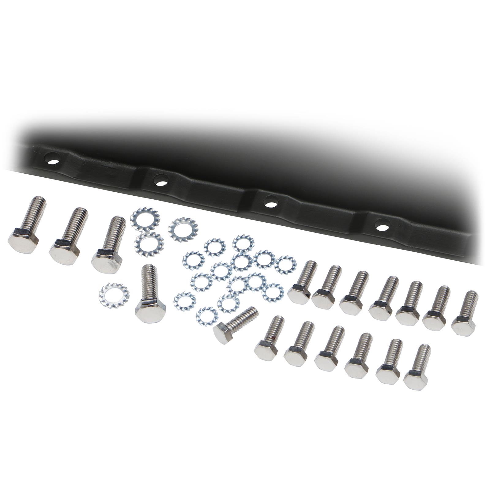 Trans-Dapt Performance Products Oil Pans 7424 Pan, Early Small Block Chevy Finned Aluminum Pan Black thumbnail 4