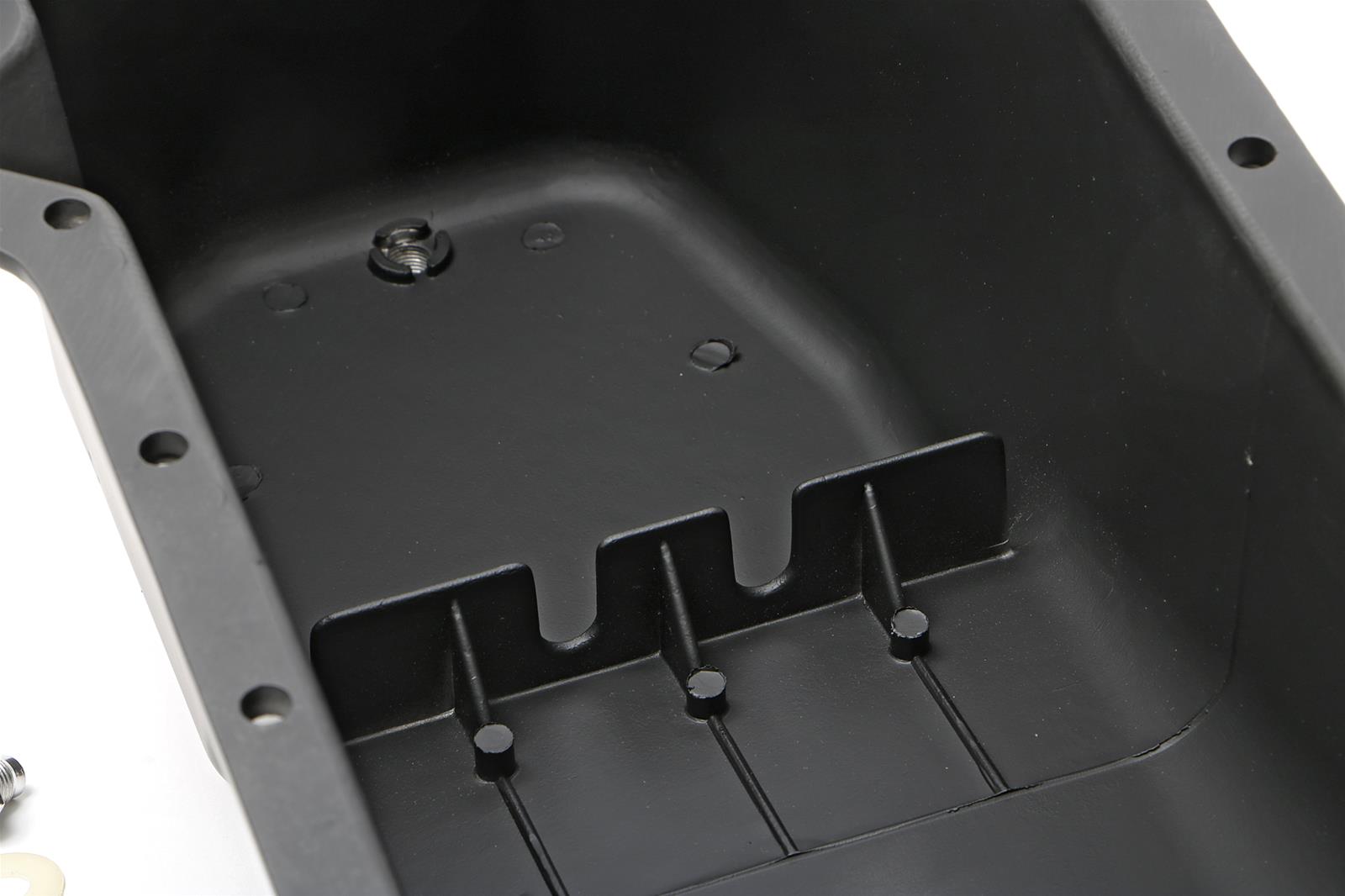 Trans-Dapt Performance Products Oil Pans 7426 Pan, Pan Black Finned Aluminum SBC 305-350 1980-85 thumbnail 8