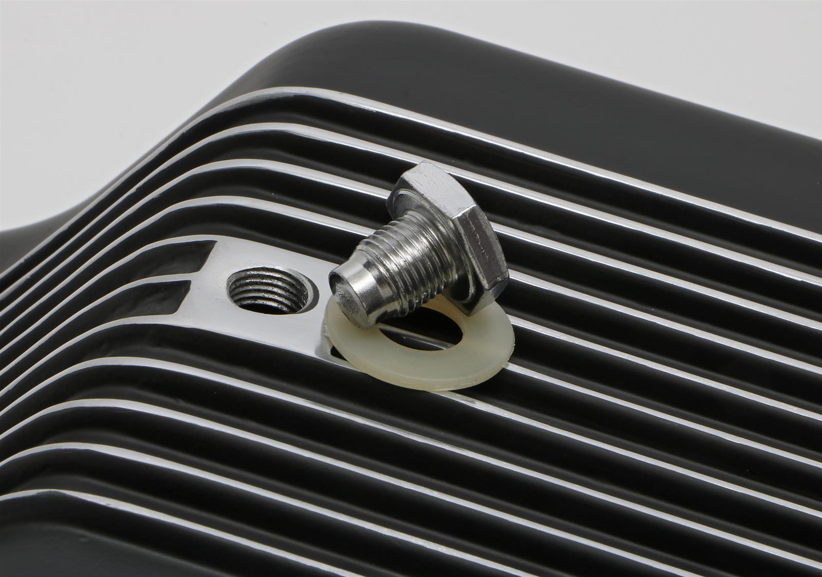 Trans-Dapt Performance Products Oil Pans 7427 Pan, Pan Black Finned Aluminum SB Ford 260-302 1962-82 thumbnail 5