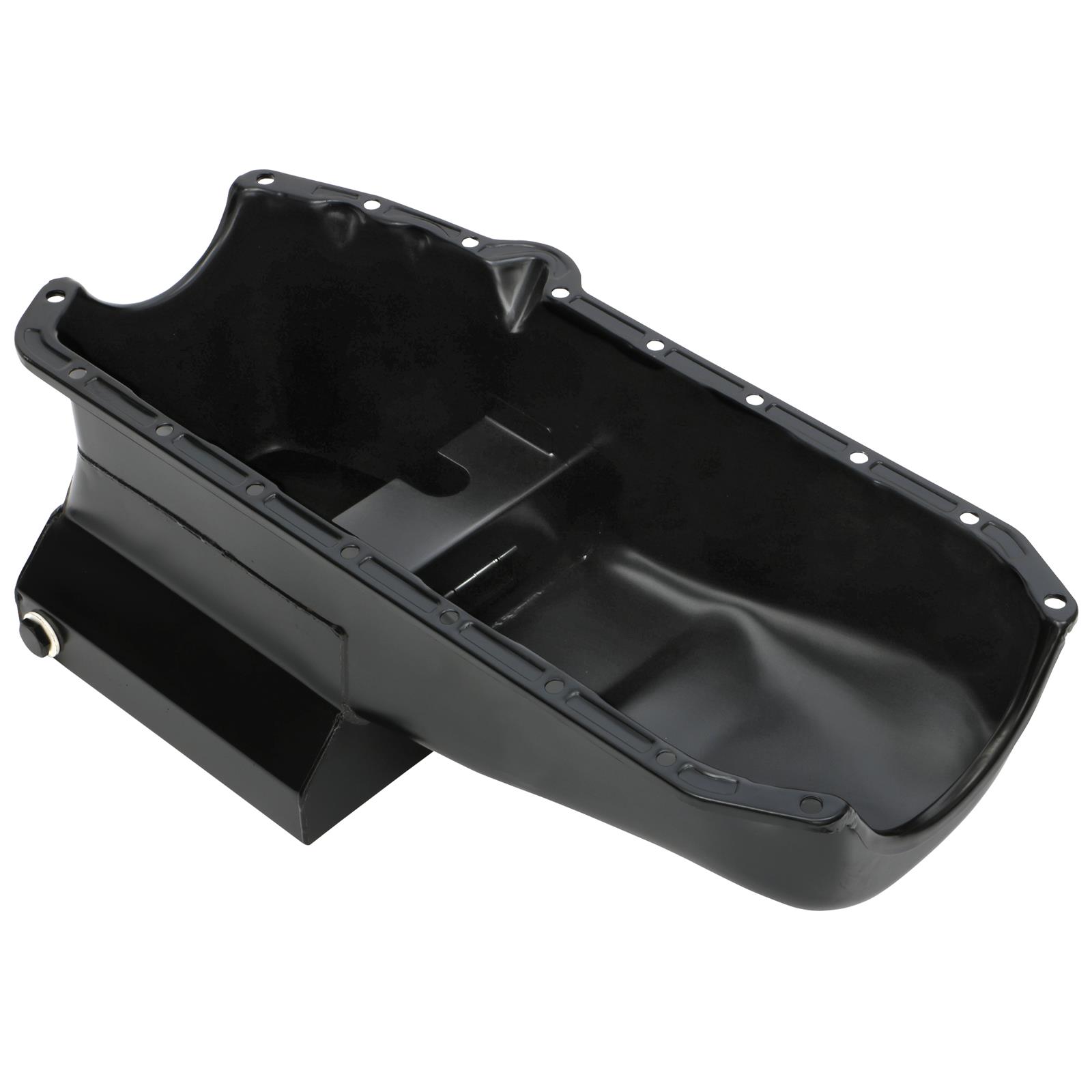 Trans-Dapt Performance Products Oil Pans 7436 Pan, 55-79 SB Chevy Black 7 Qt Pan thumbnail 2