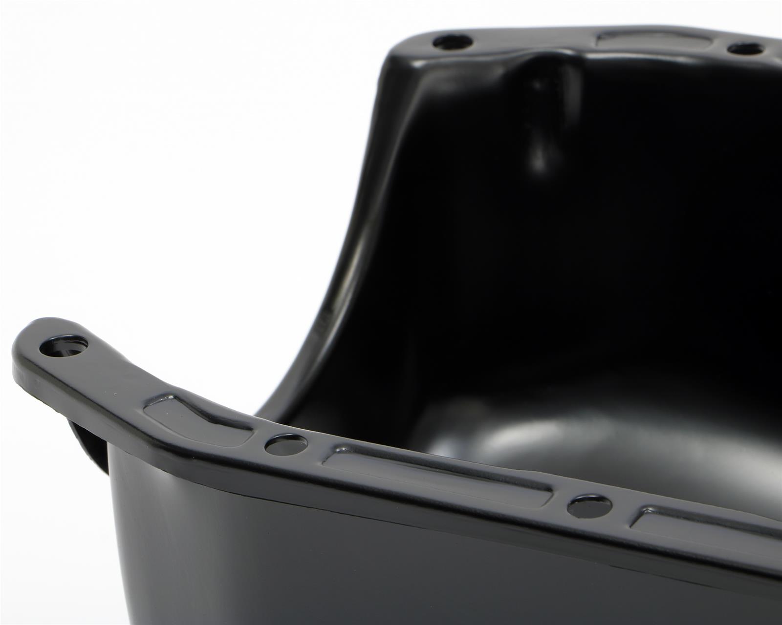 Trans-Dapt Performance Products Oil Pans 7436 Pan, 55-79 SB Chevy Black 7 Qt Pan thumbnail 6