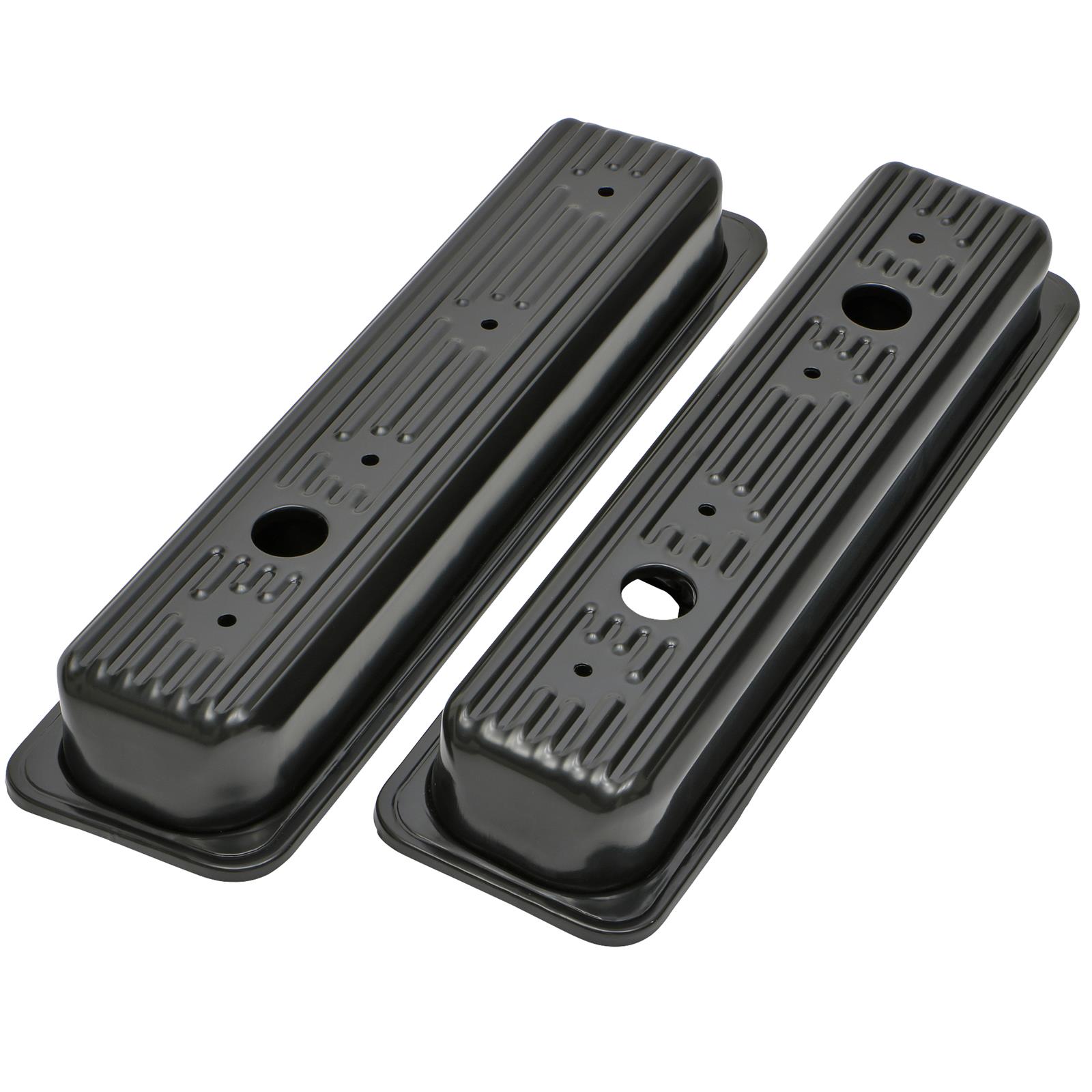 Trans-Dapt Performance Products Valve Covers 7443 Cover, 87-Up Chev 50-57L Black Lo Baffled V/C thumbnail 3