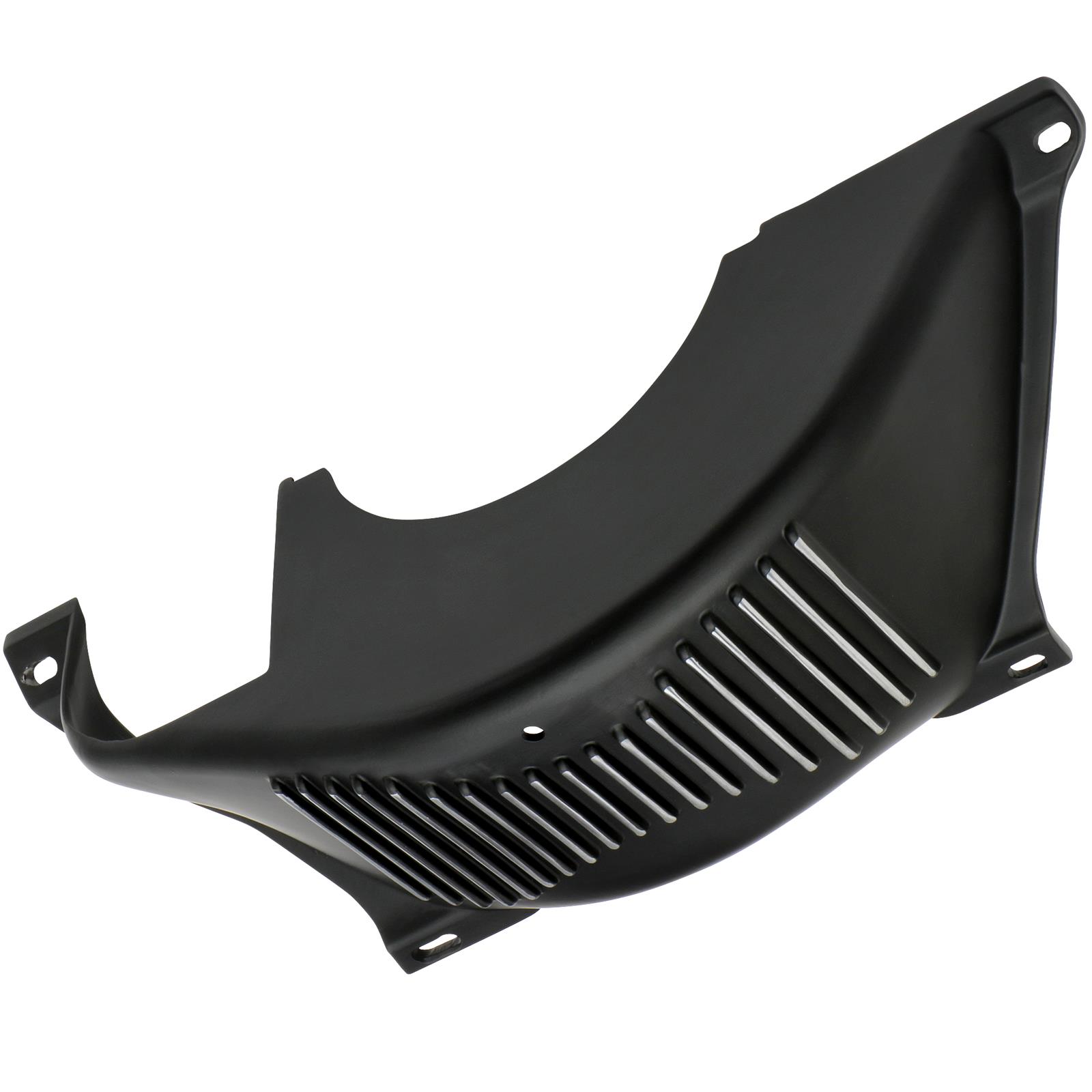 Trans-Dapt Performance Products Flywheel And Flexplate Dust Covers 7445 Cover, Finned, Aluminum, Asphalt Black Electro-Deposit Finish, for GM TH350/TH400 Transmissions, Each thumbnail 2