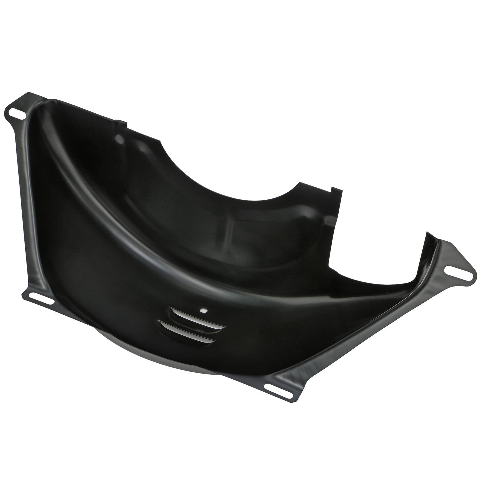 Trans-Dapt Performance Products Flywheel And Flexplate Dust Covers 7446 Cover, GM TH350+TH400 Chrome Cover Black thumbnail 2