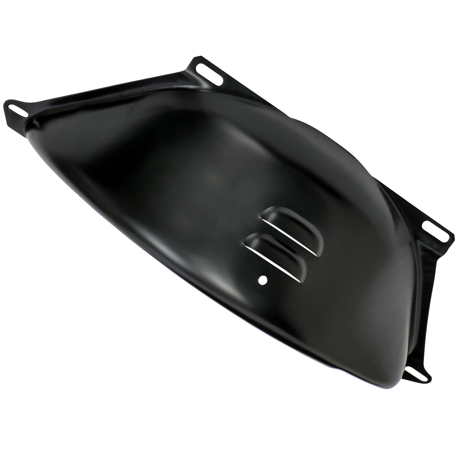 Trans-Dapt Performance Products Flywheel And Flexplate Dust Covers 7446 Cover, GM TH350+TH400 Chrome Cover Black