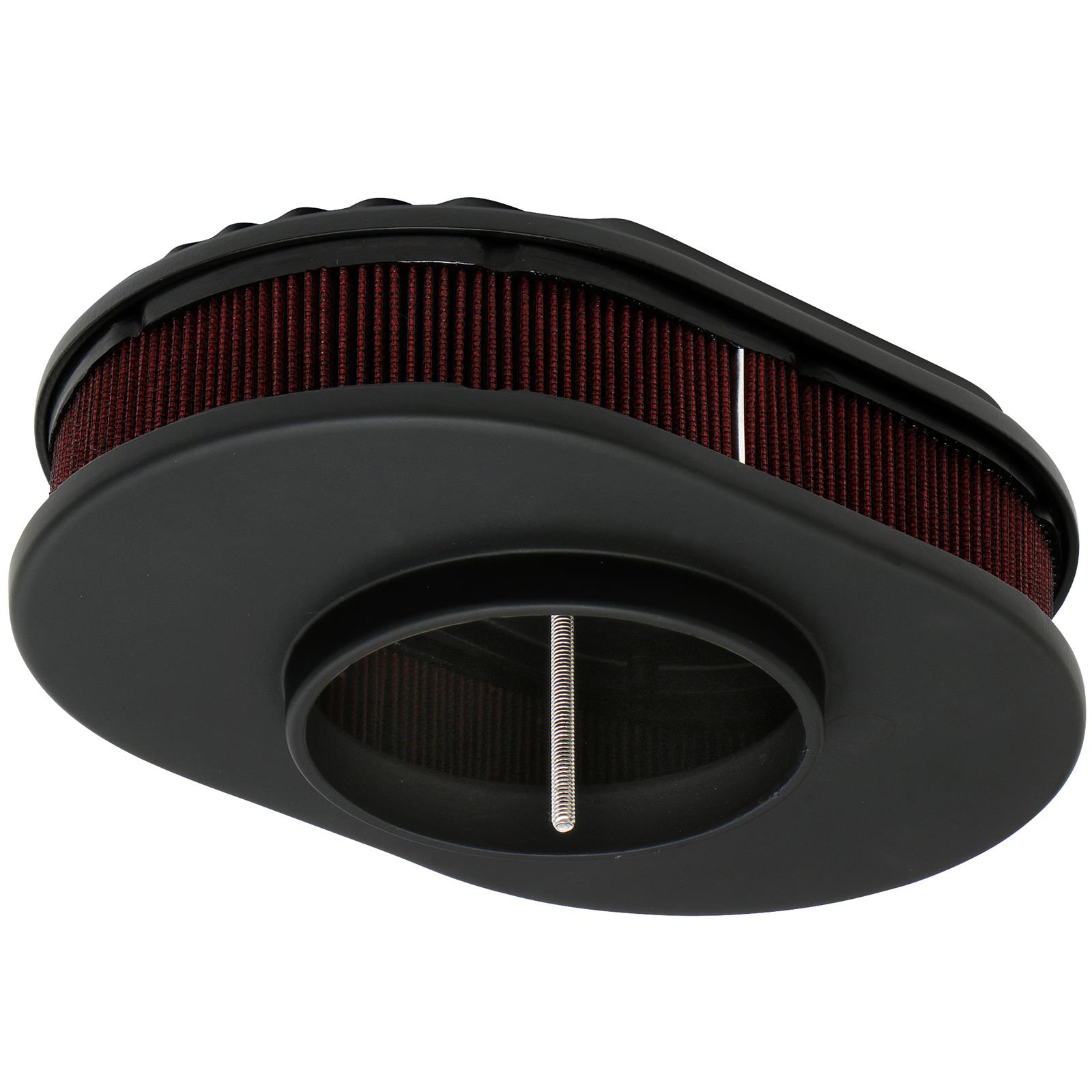 Trans-Dapt Performance Products Air Cleaners 7467 Cleaner, Black Finned Oval Cleaner Kit 12" X 2" Paper Element Full Finned Style thumbnail 3