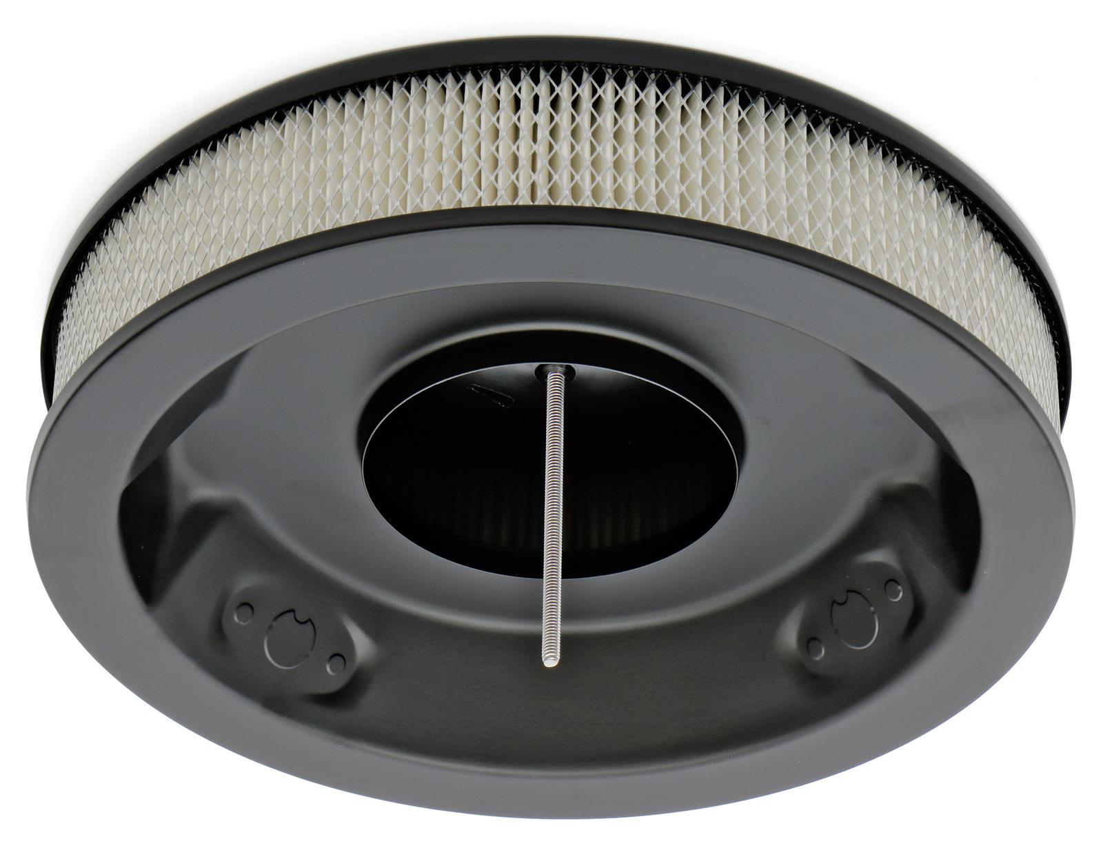 Trans-Dapt Performance Products Air Cleaners 7471 Cleaner, 14" Rnd Black Alum A/C Plain