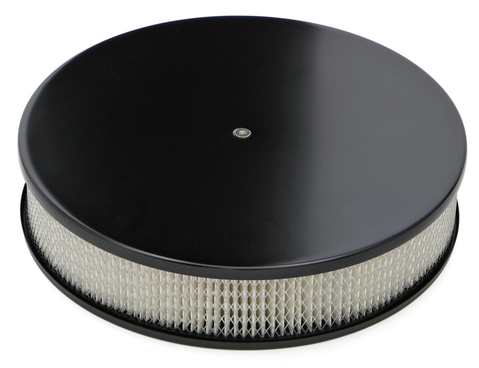 Trans-Dapt Performance Products Air Cleaners 7471 Cleaner, 14" Rnd Black Alum A/C Plain thumbnail 2