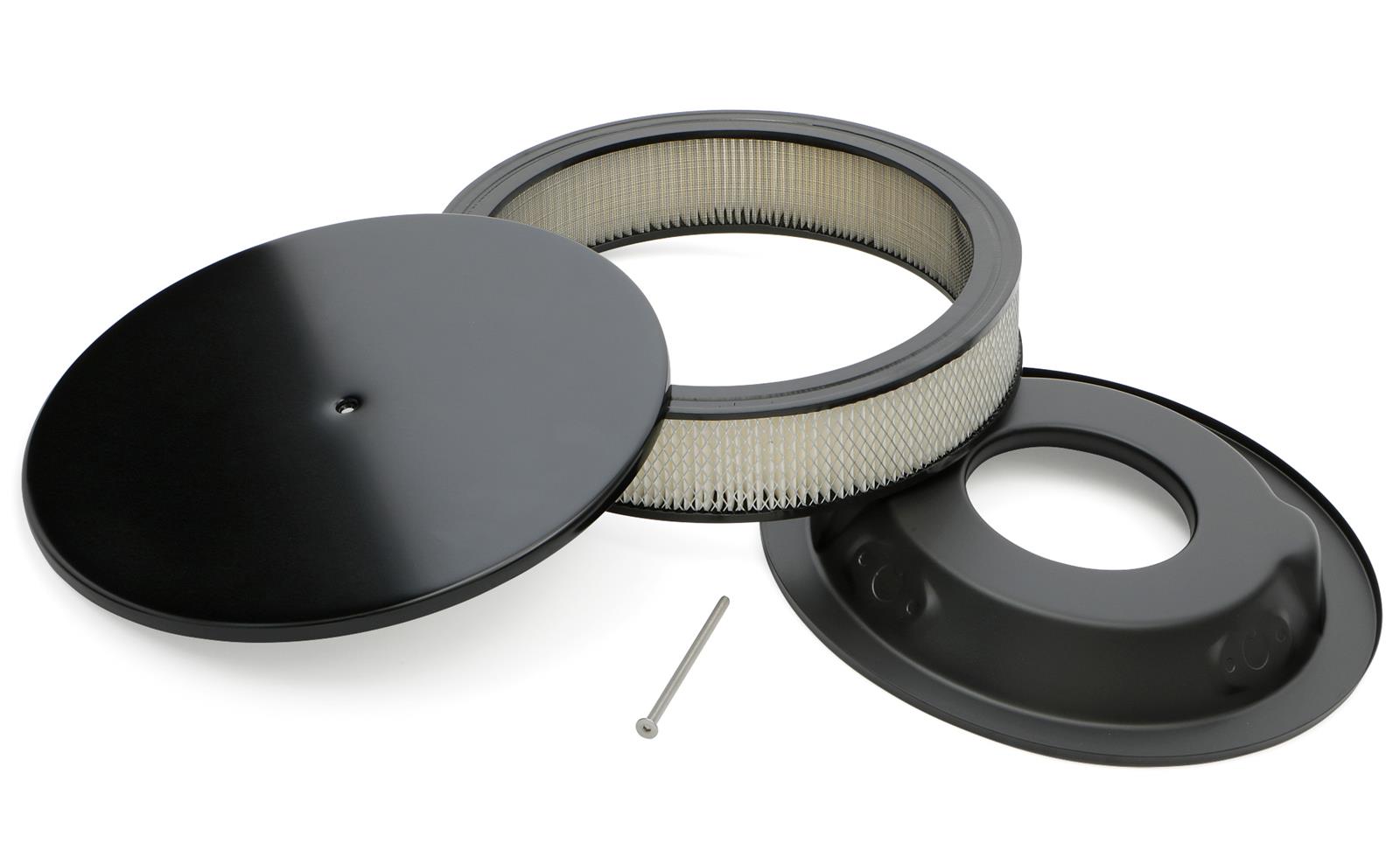 Trans-Dapt Performance Products Air Cleaners 7471 Cleaner, 14" Rnd Black Alum A/C Plain thumbnail 5
